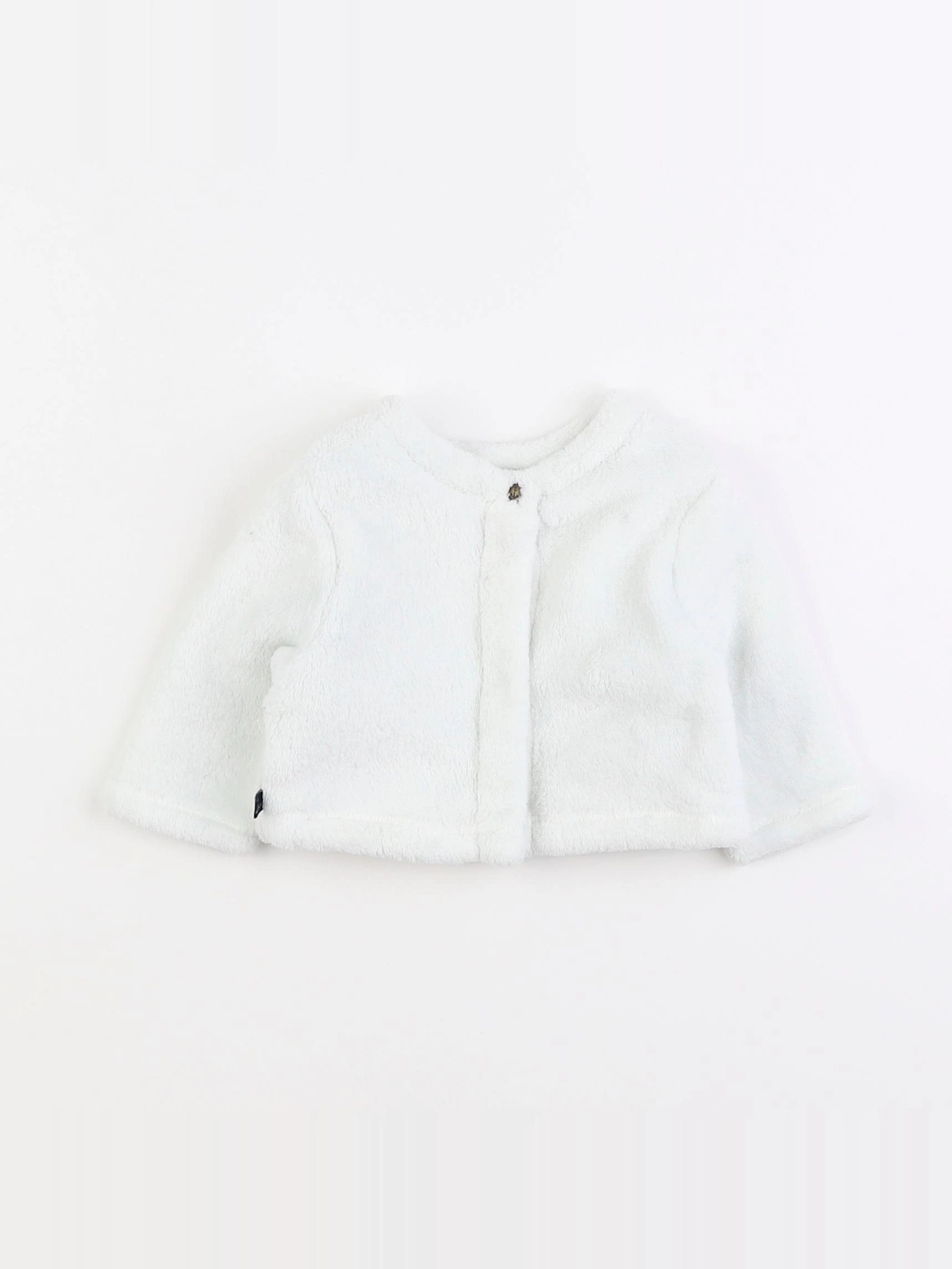 IKKS - gilet blanc - 6 mois
