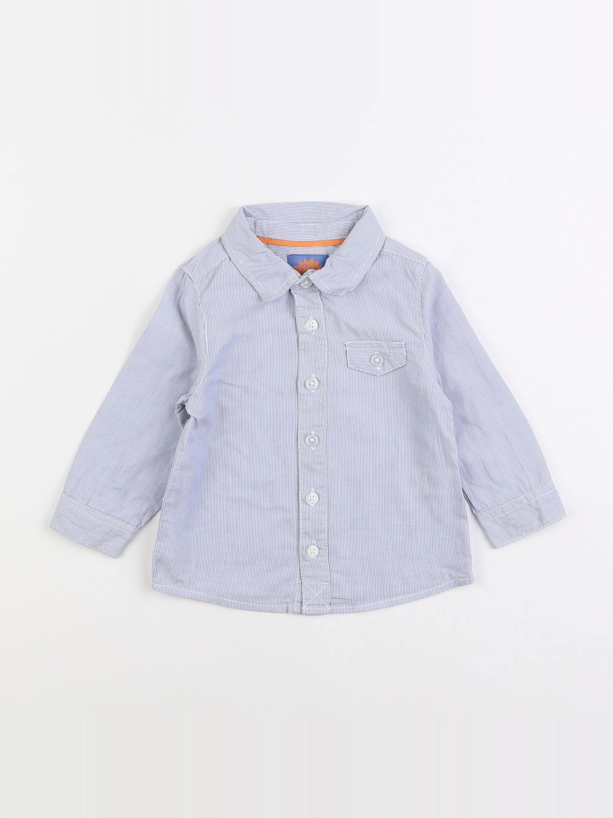 Tape à l'oeil - chemise bleu - 18 mois
