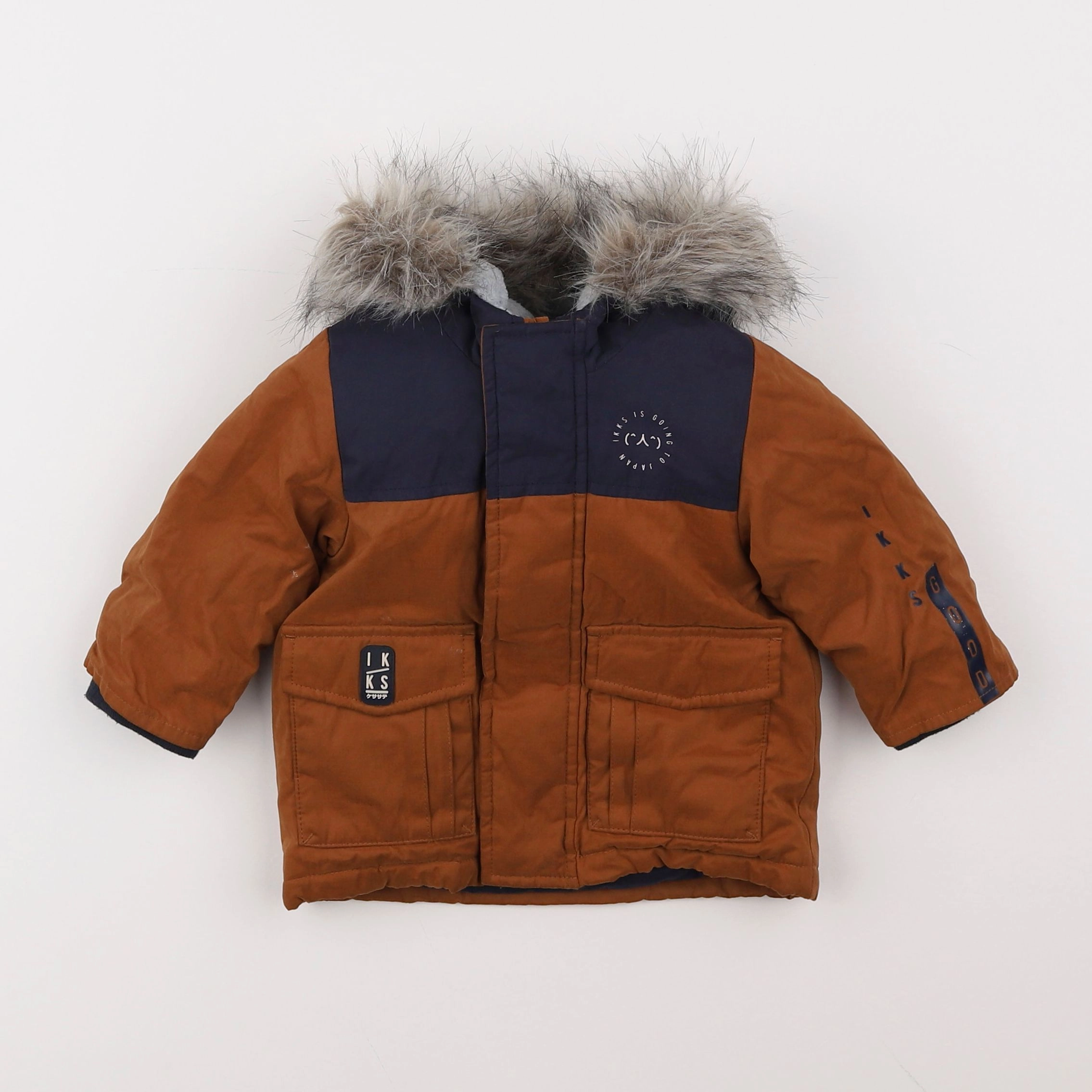 IKKS - parka marron - 6 mois