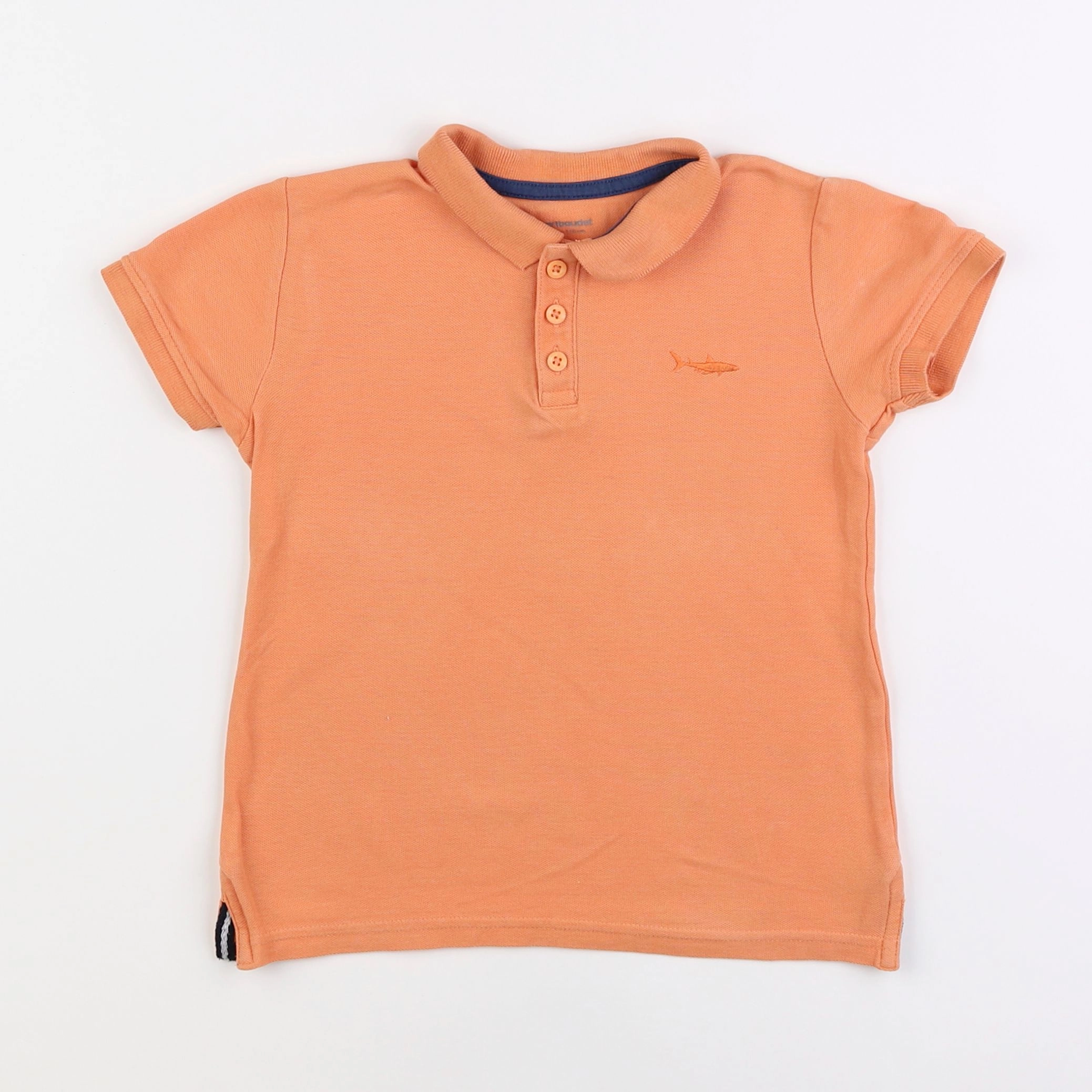 Vertbaudet - polo orange - 5 ans