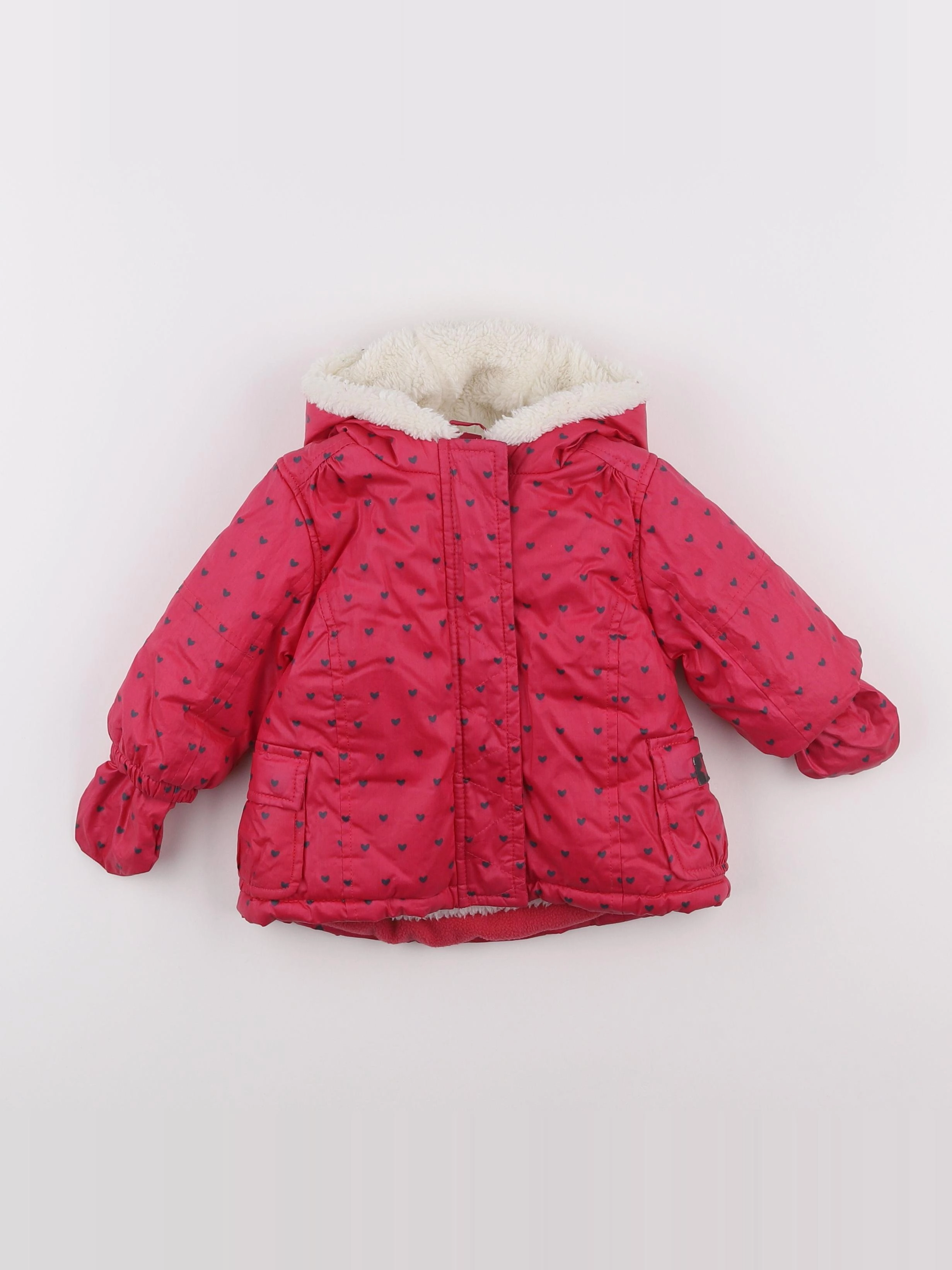 Vertbaudet - parka rose - 6 mois
