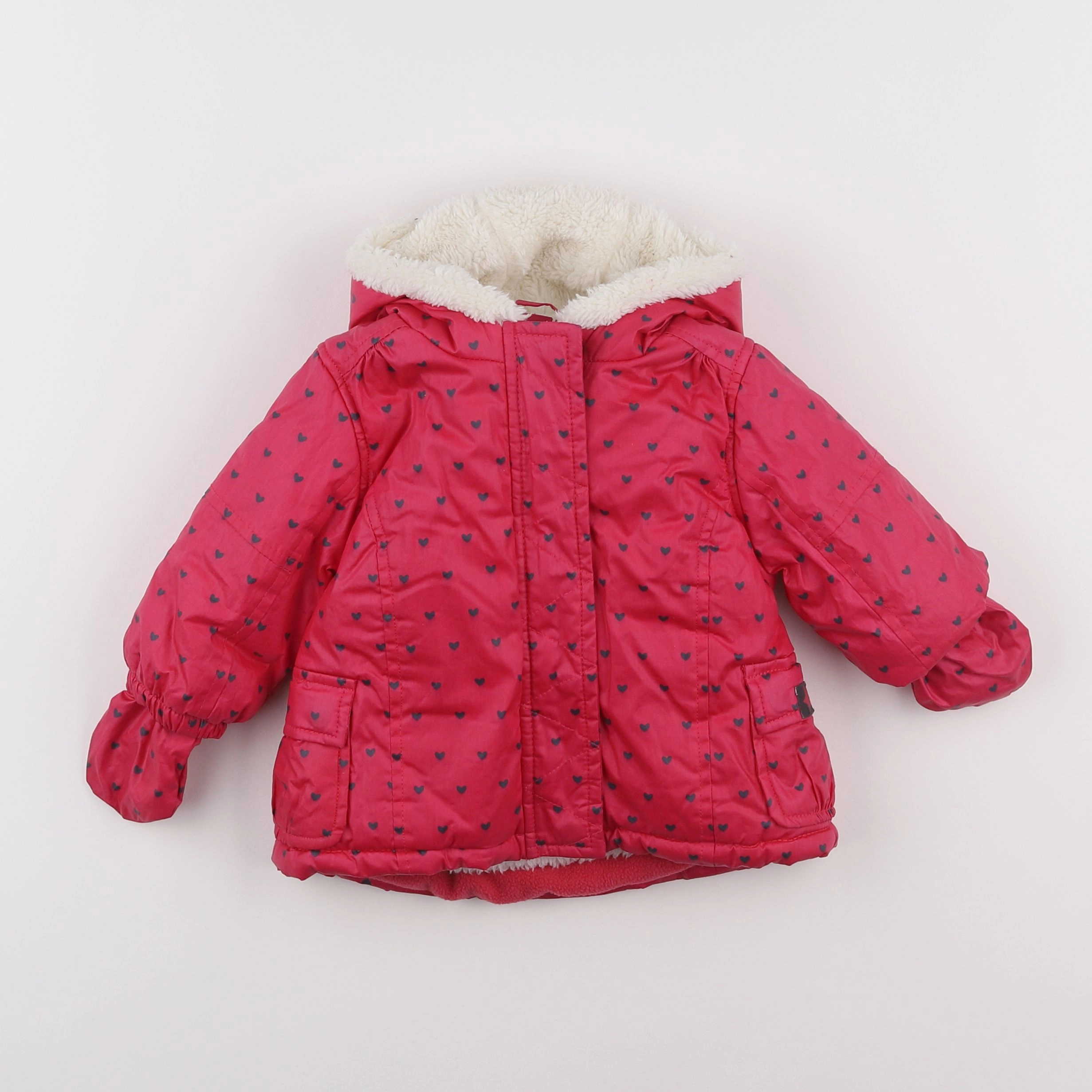 Vertbaudet - parka rose - 6 mois