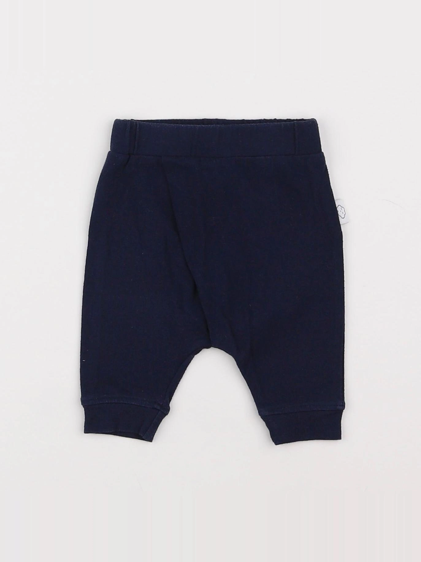 Vertbaudet - sarouel bleu - 1 mois