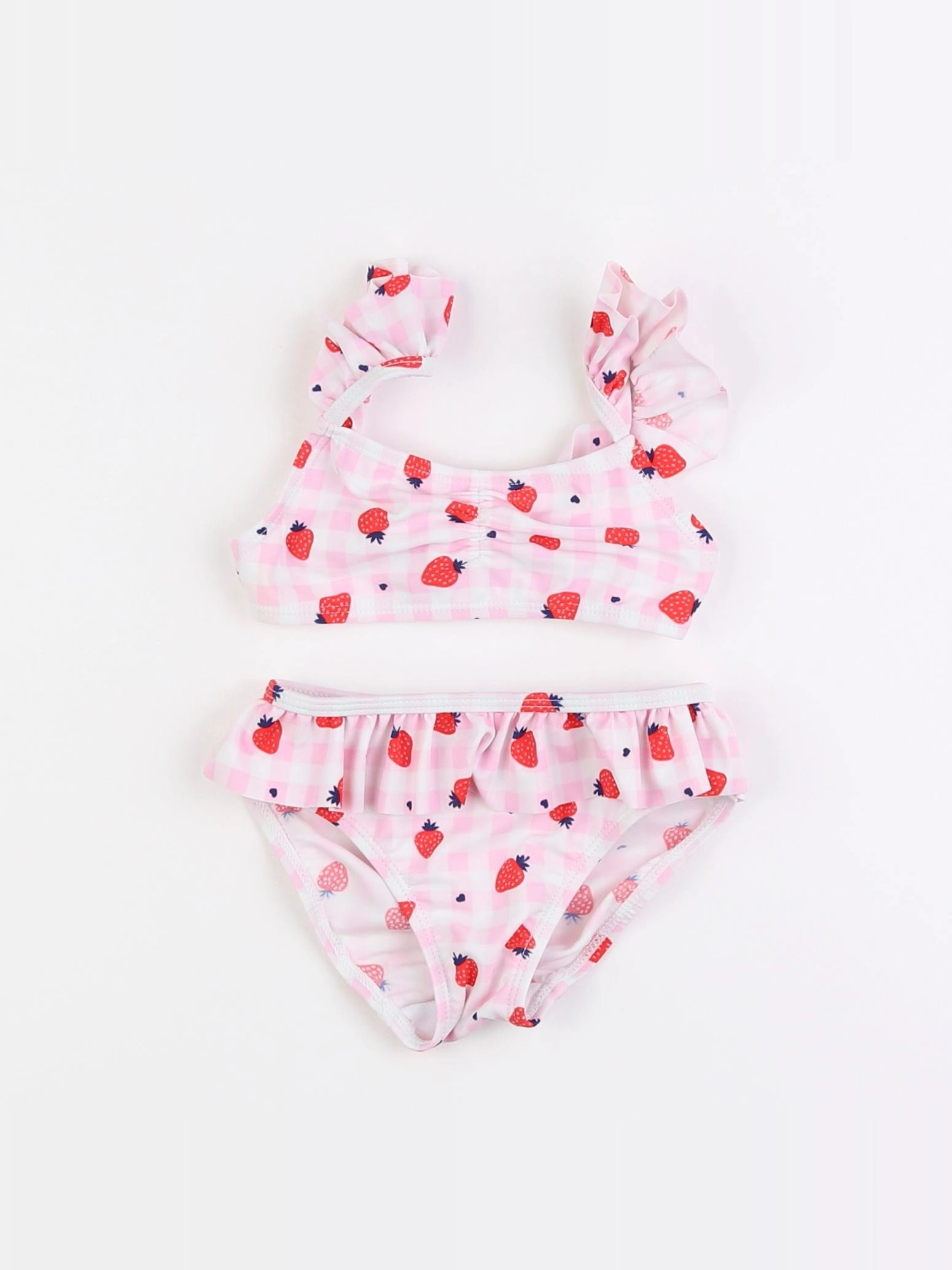 Vertbaudet - maillot de bain rose - 2 ans