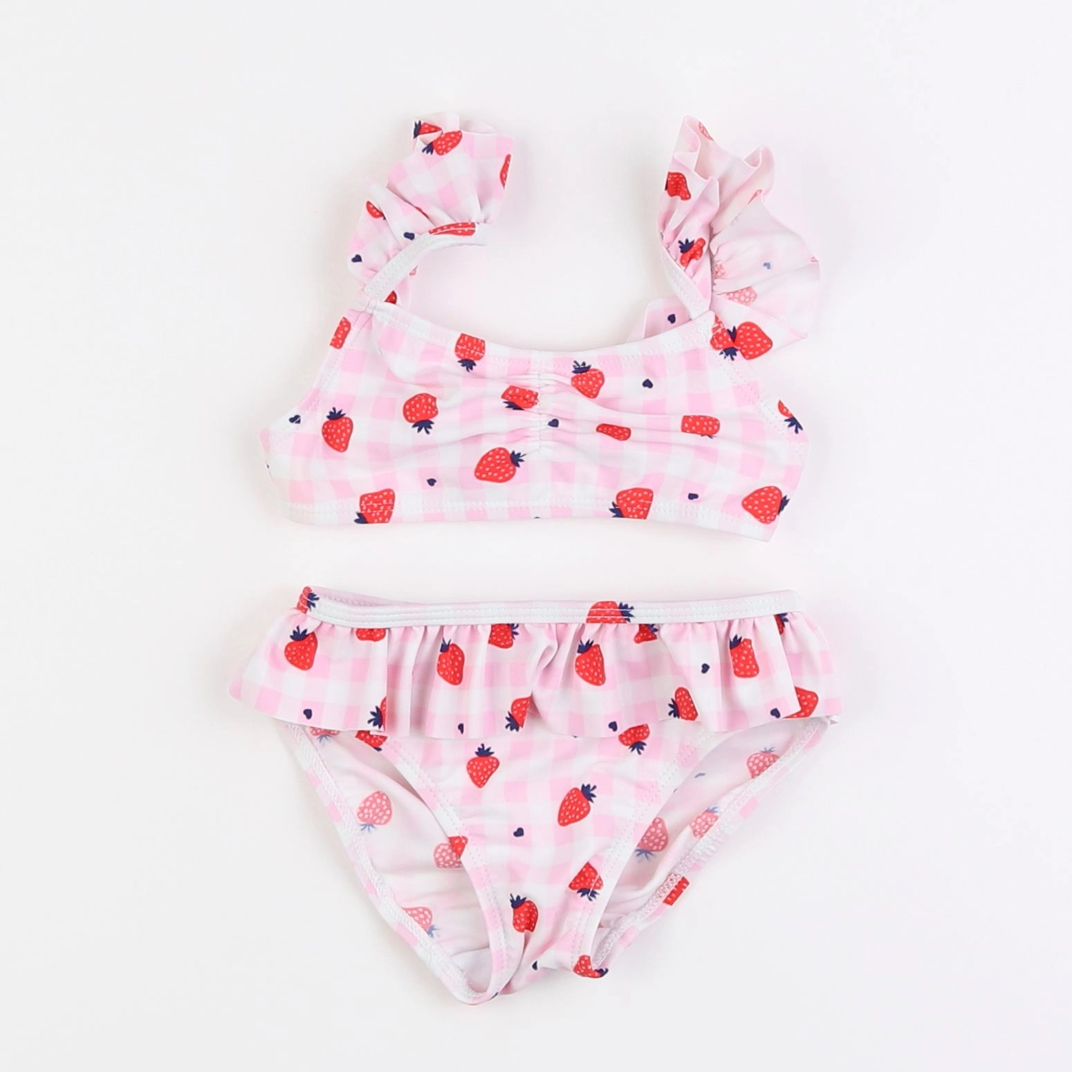 Vertbaudet - maillot de bain rose - 2 ans