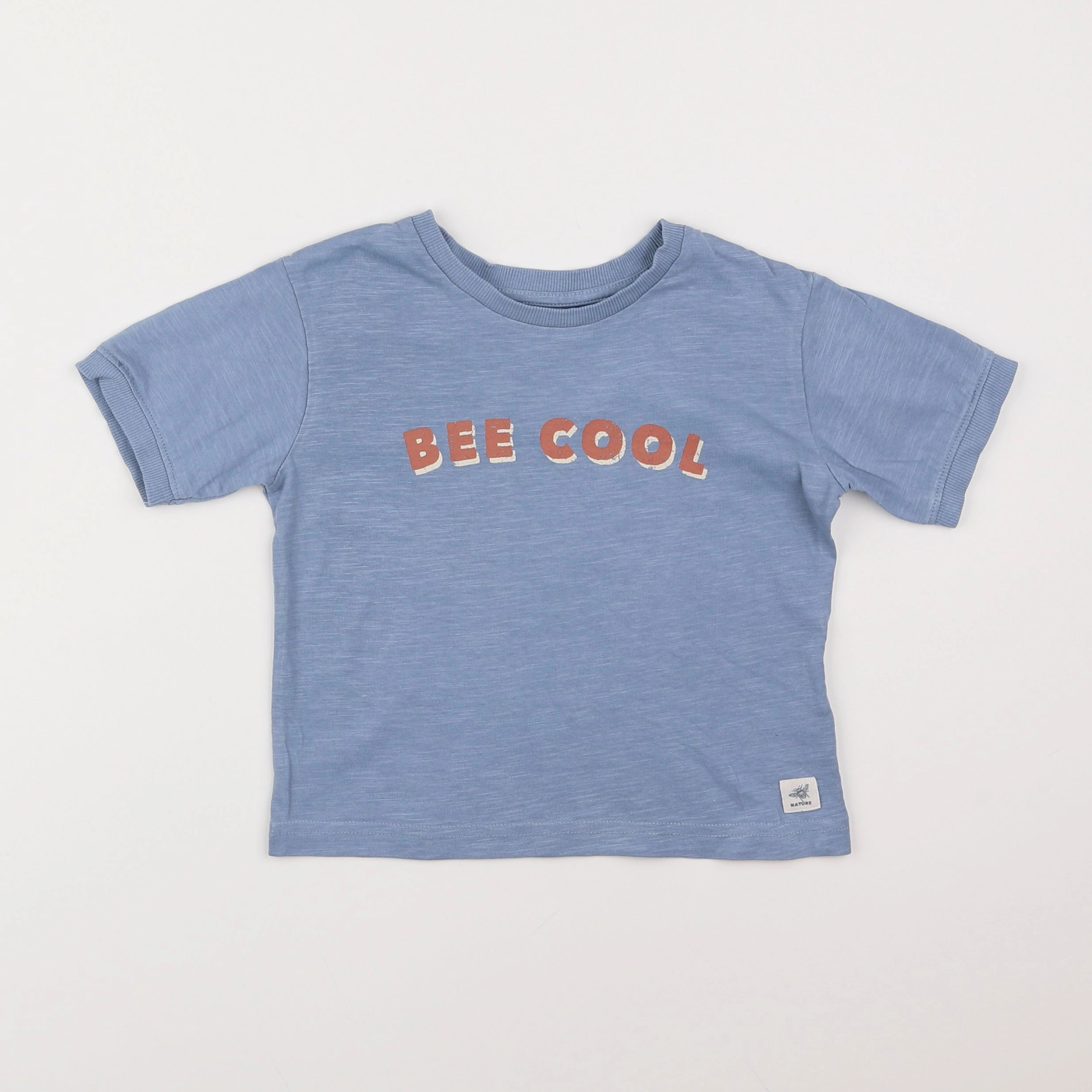 Vertbaudet - tee-shirt bleu - 3 ans