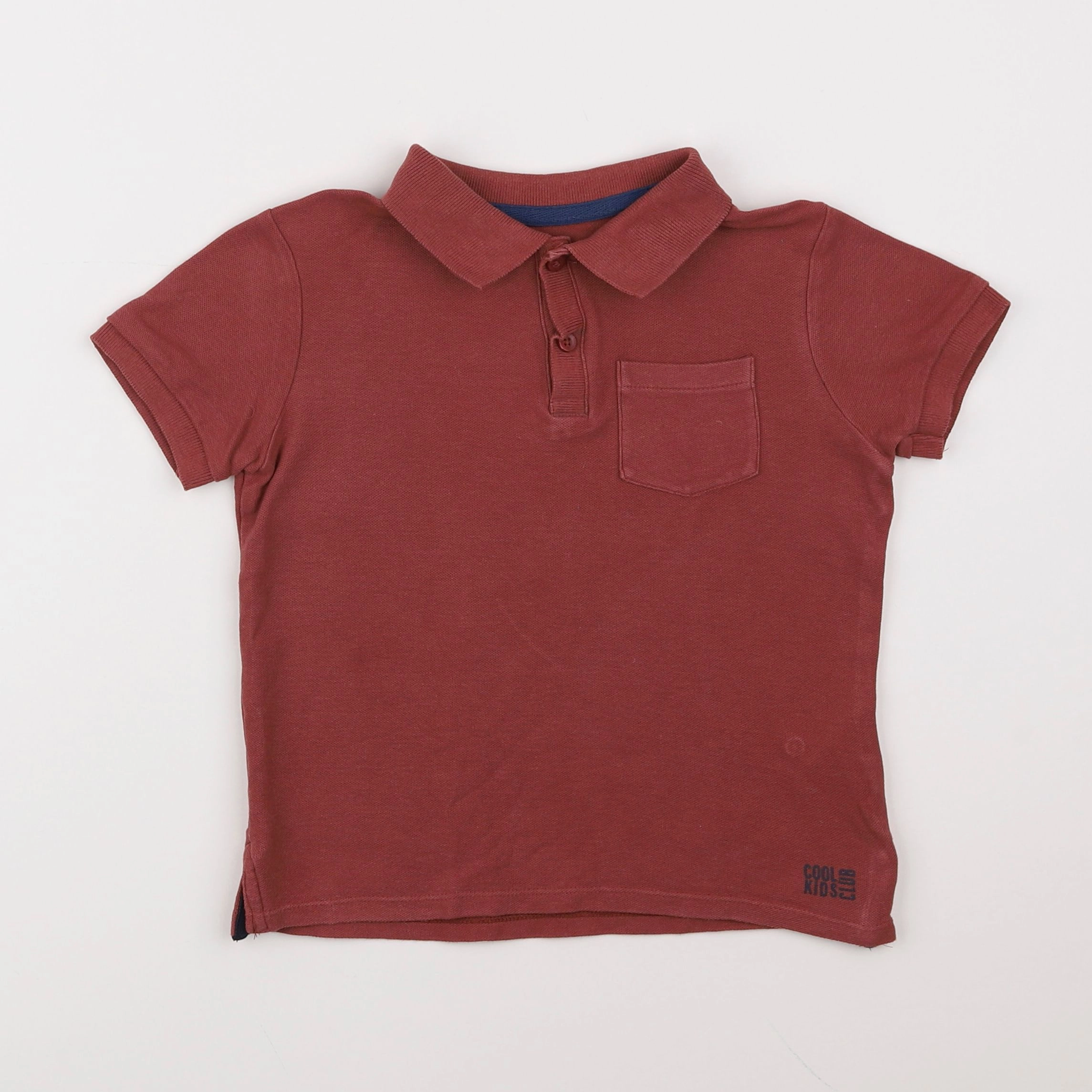 Vertbaudet - polo marron - 6 ans