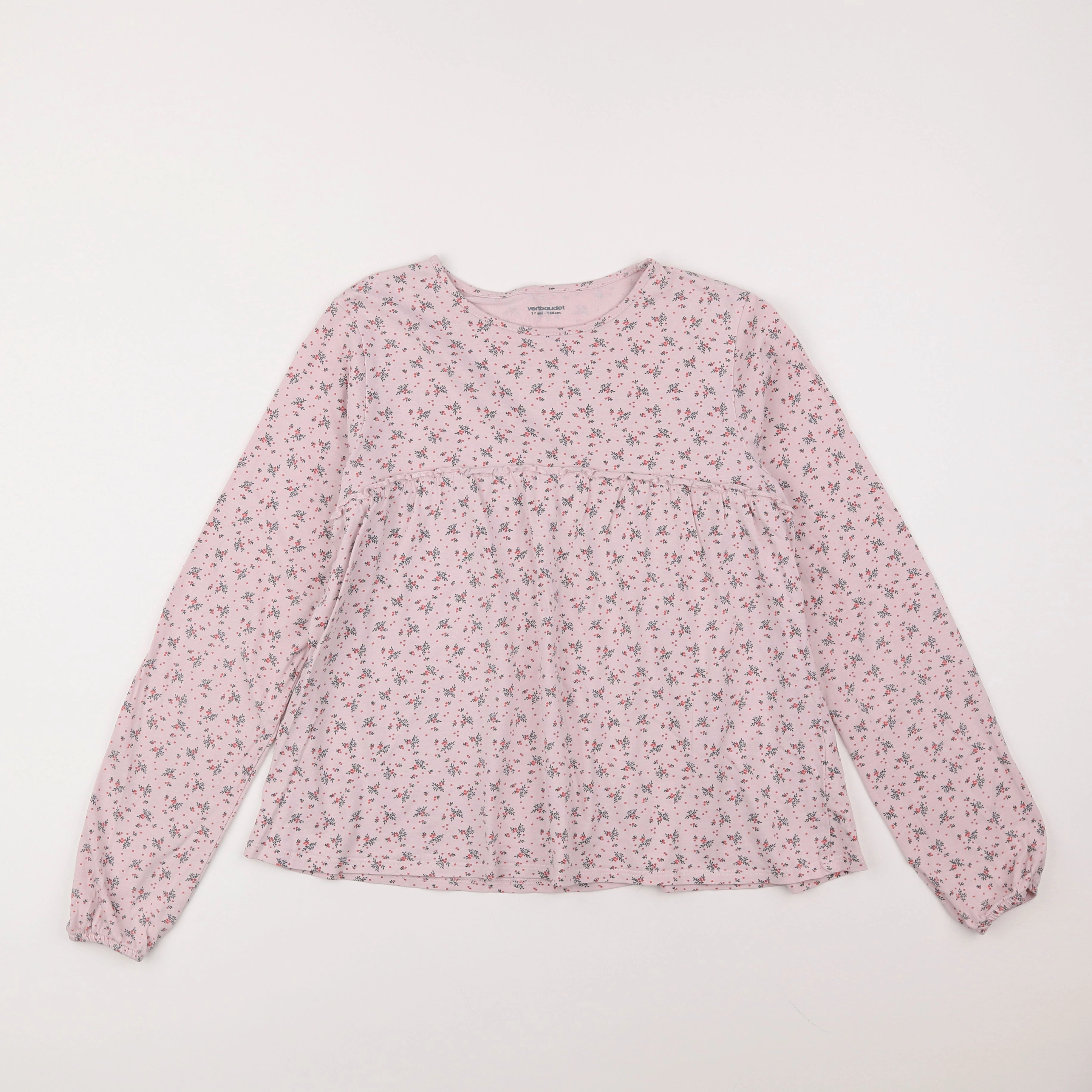 Vertbaudet - tee-shirt rose - 14 ans
