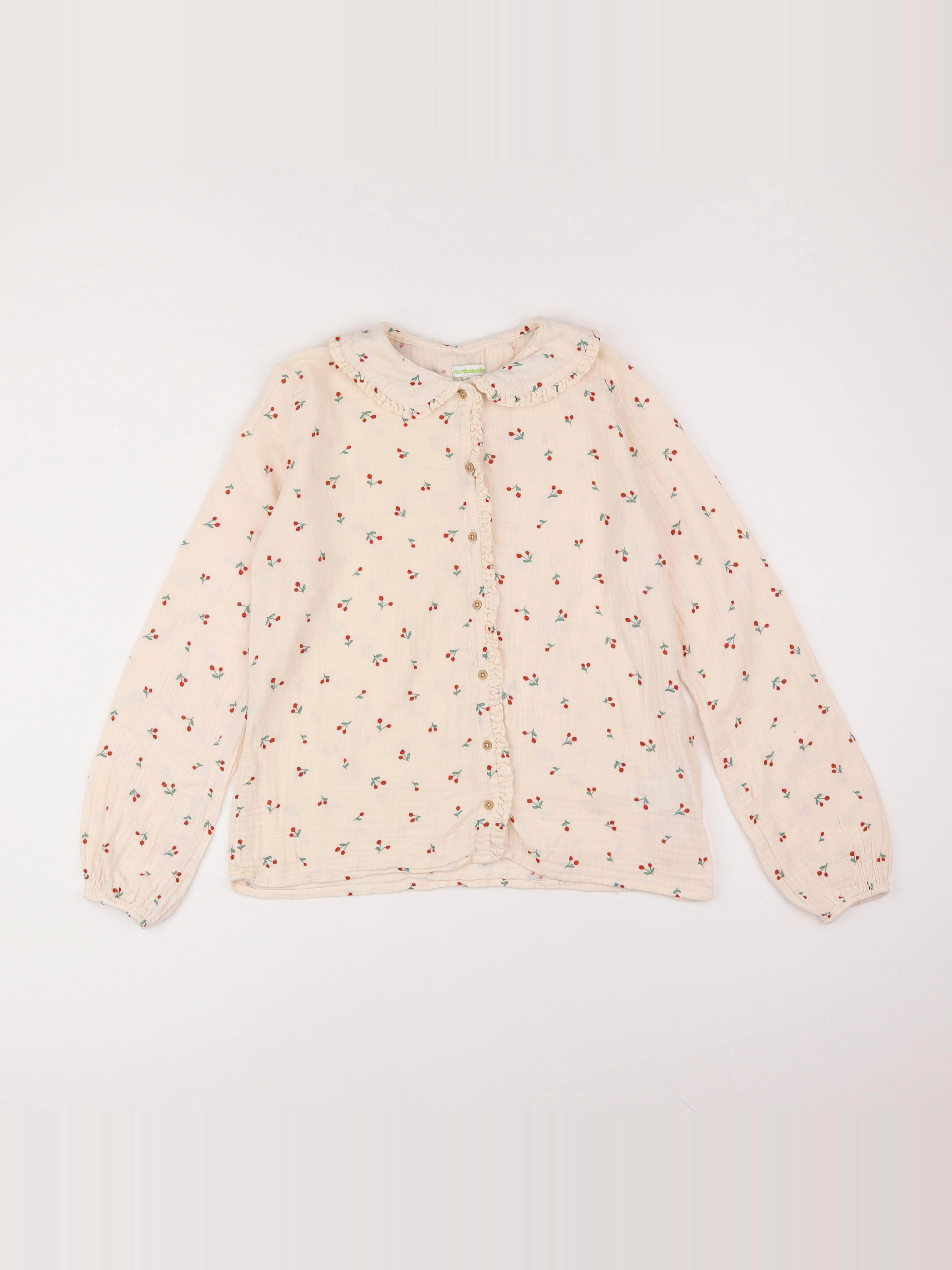 Vertbaudet - blouse beige - 14 ans
