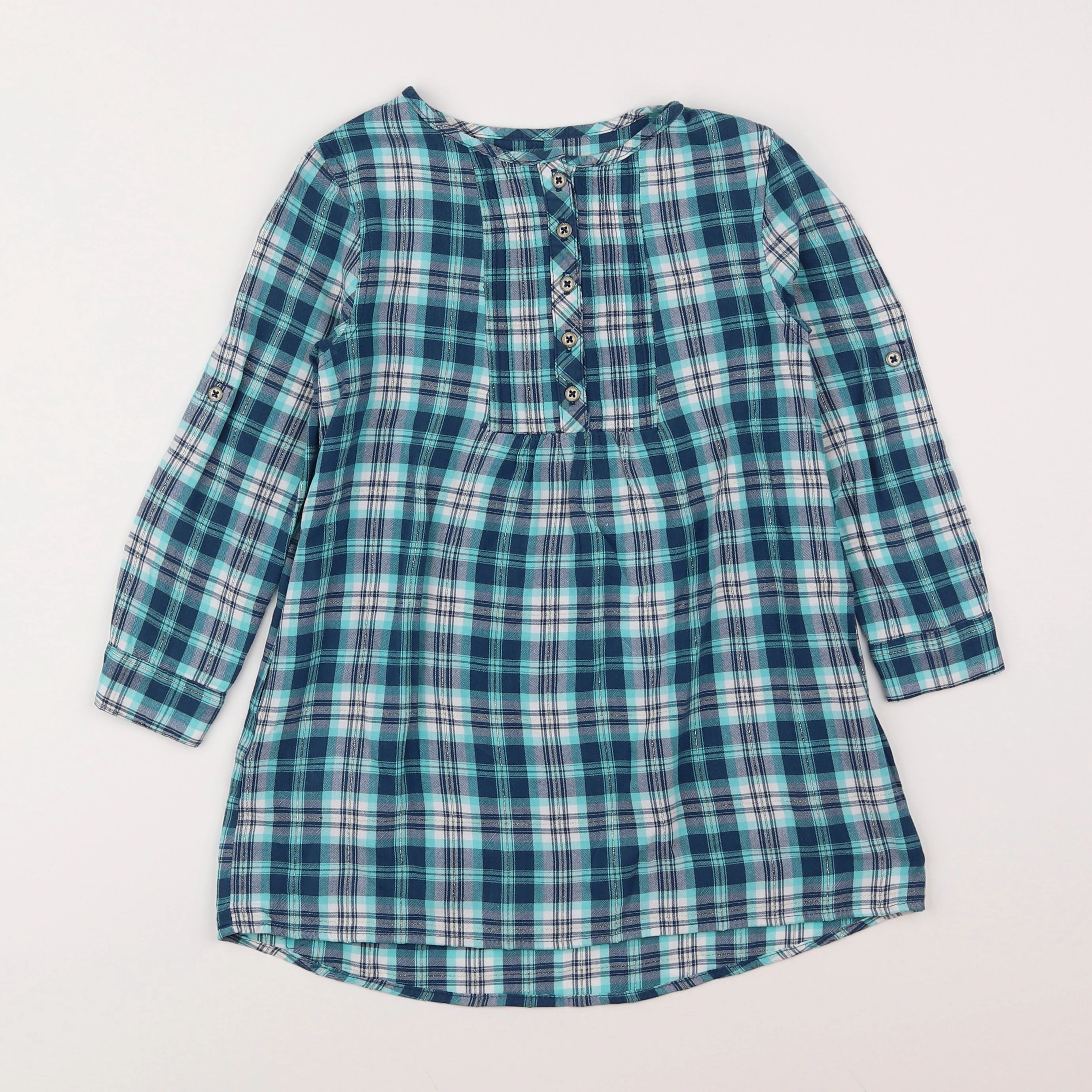 Vertbaudet - robe bleu - 6 ans