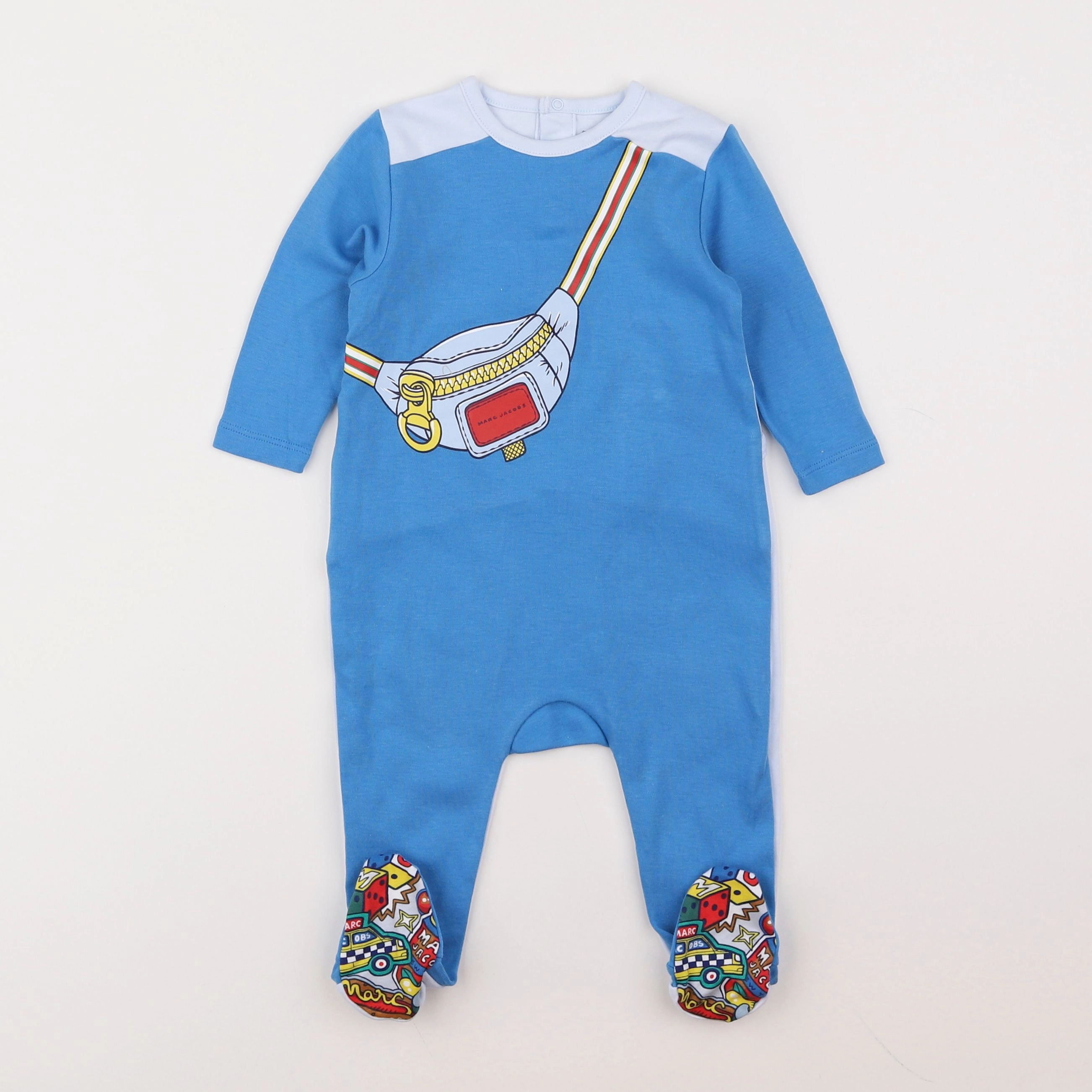 Little marc jacobs - pyjama coton bleu - 9 mois