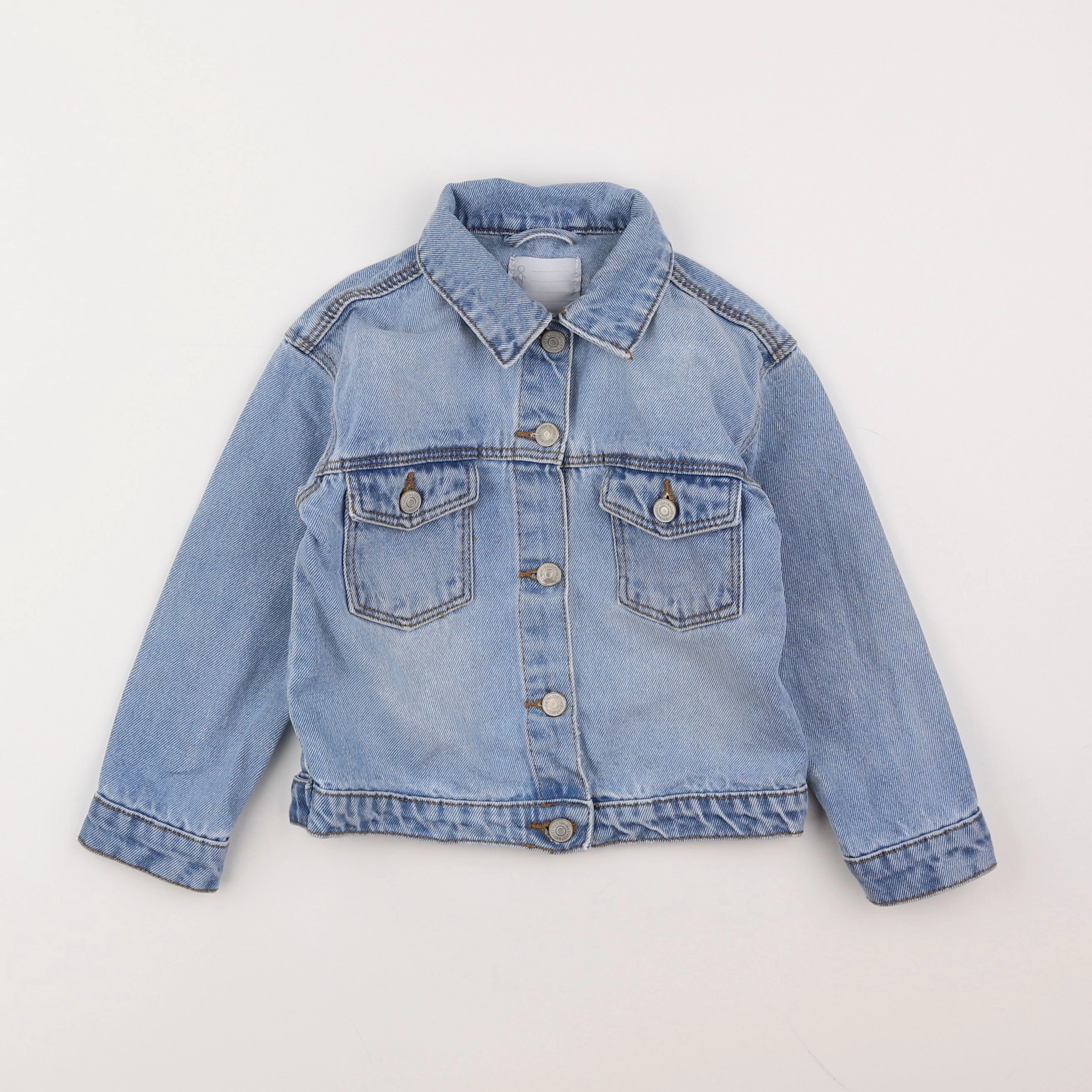 Vertbaudet - veste bleu - 4 ans