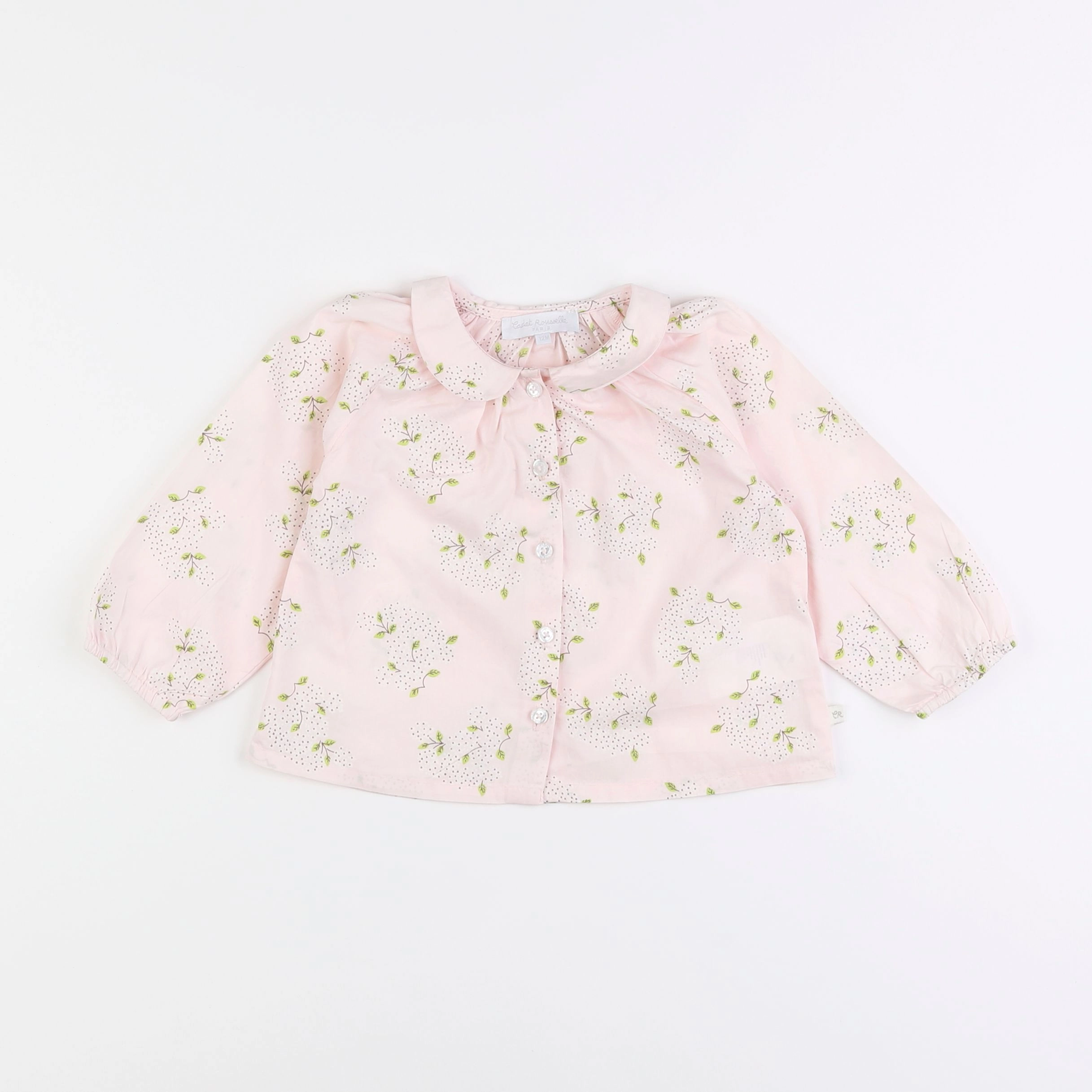 Cadet Rousselle - chemise rose - 12 mois