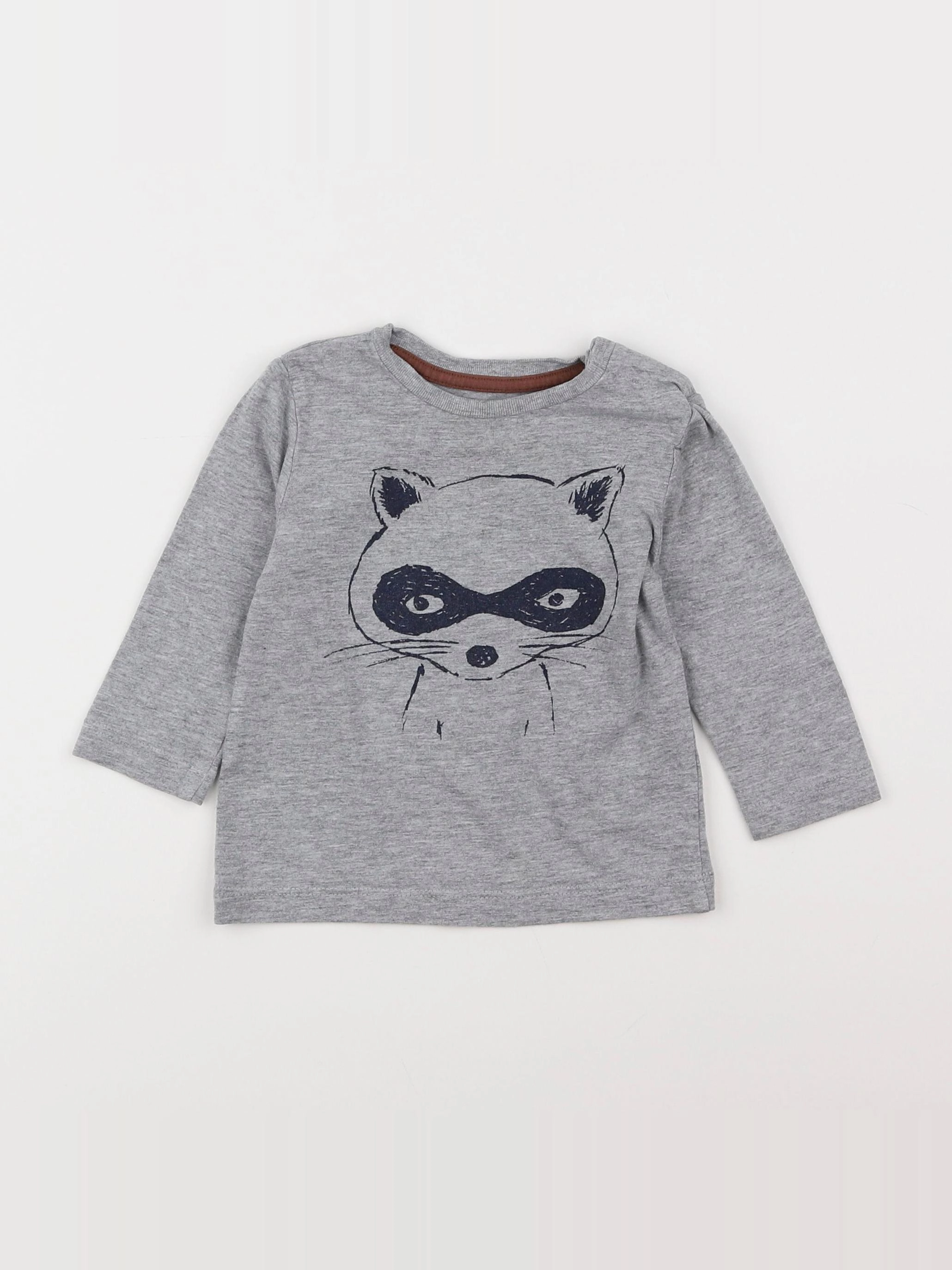 Boutchou - tee-shirt gris - 9 mois