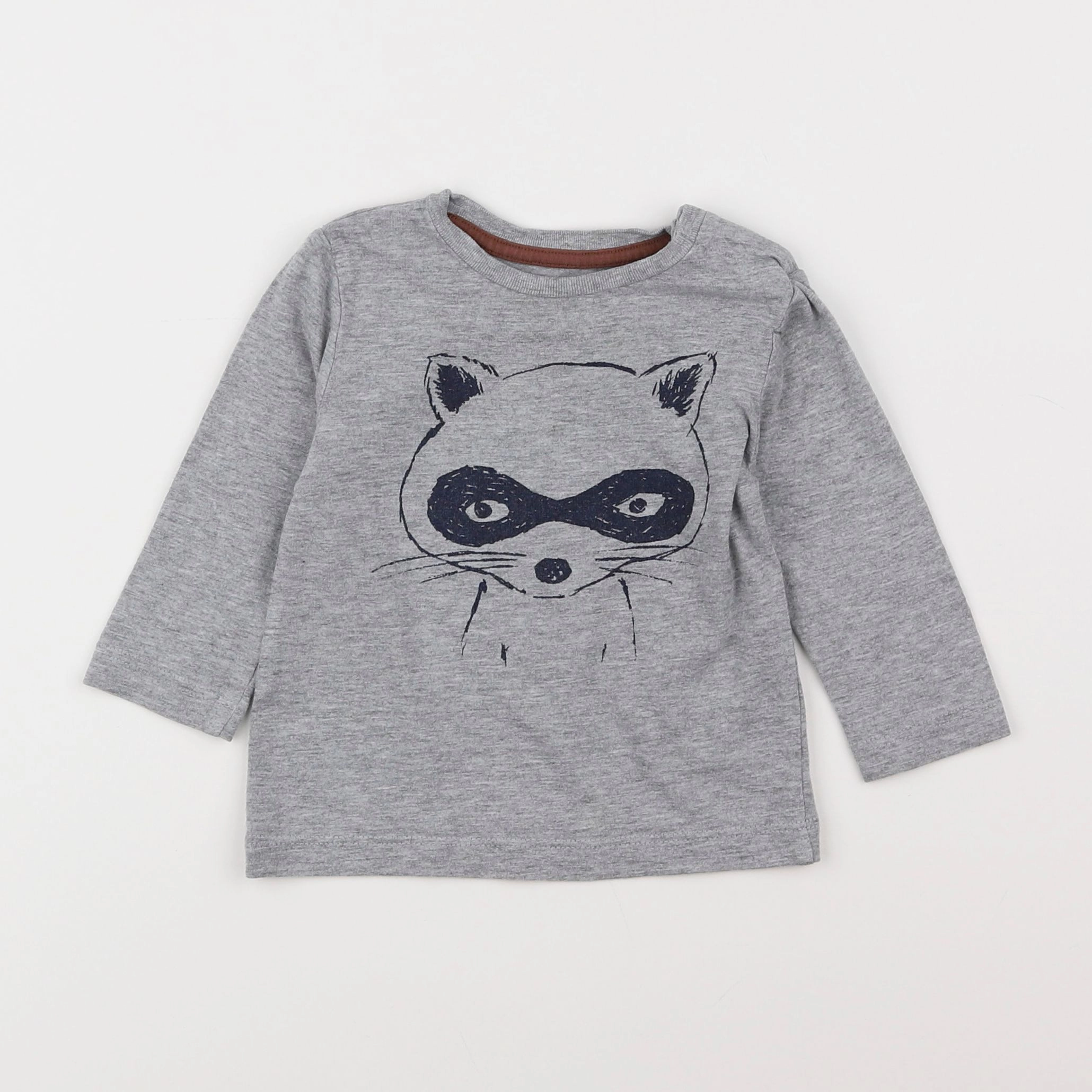 Boutchou - tee-shirt gris - 9 mois