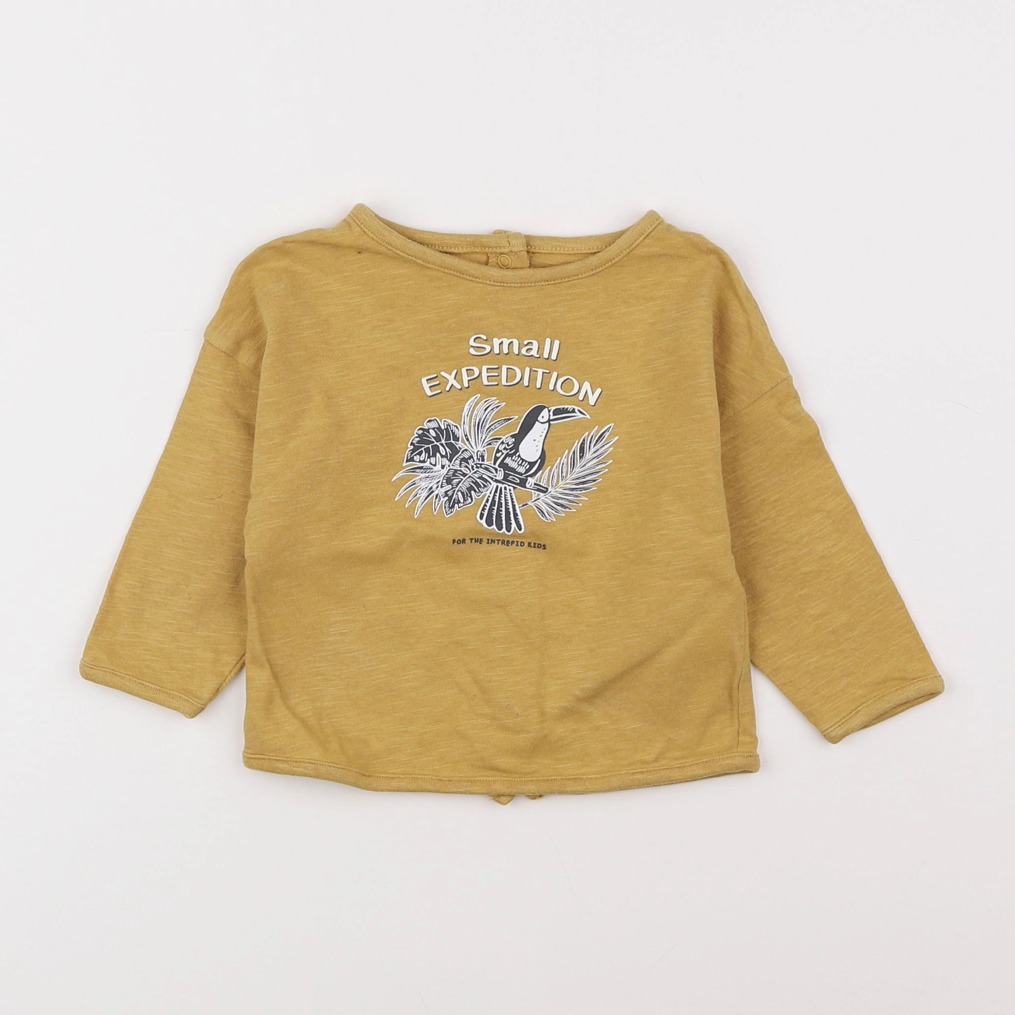 Vertbaudet - tee-shirt jaune - 9 mois