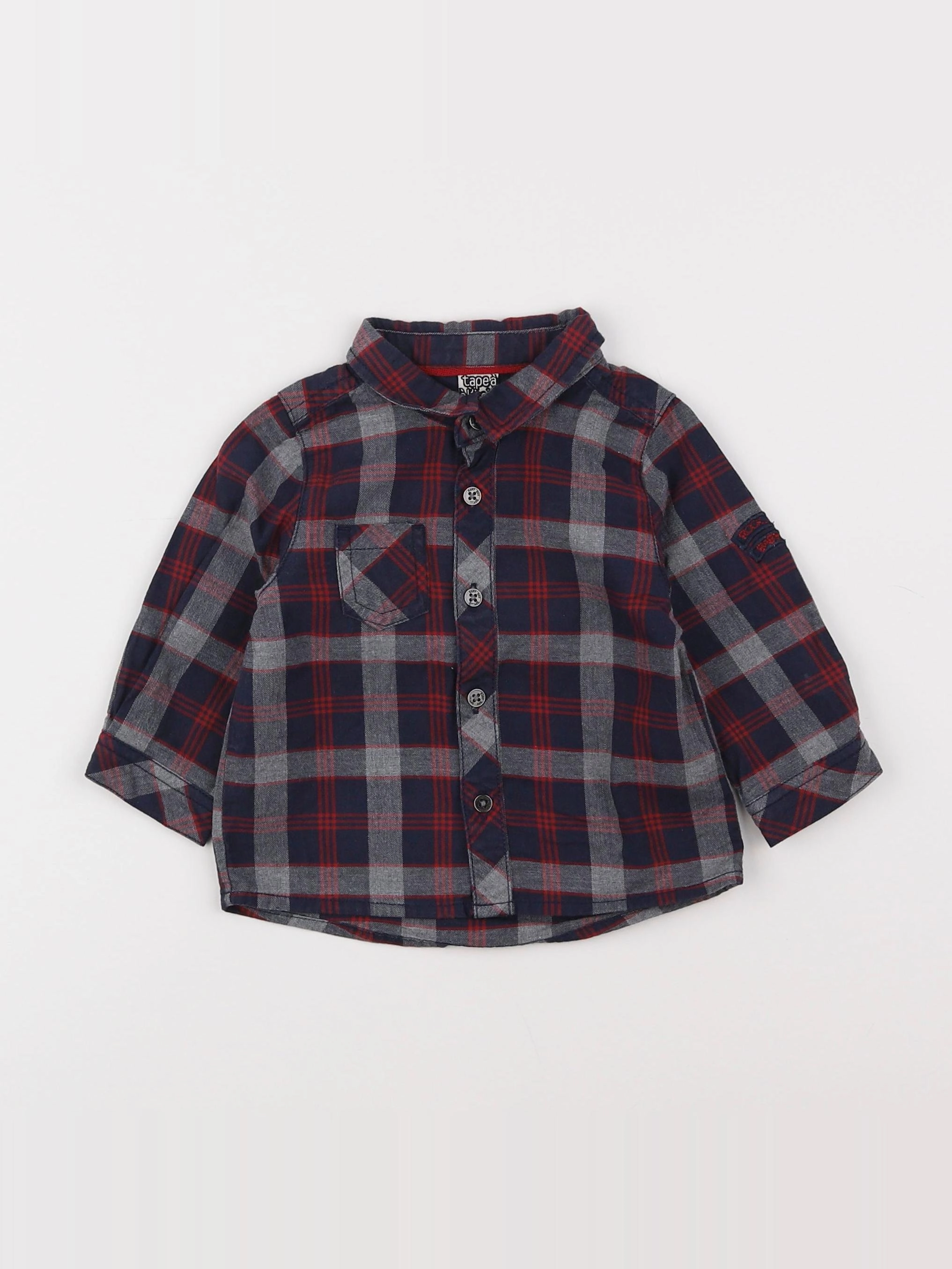 Tape à l'oeil - chemise multicolore - 9 mois