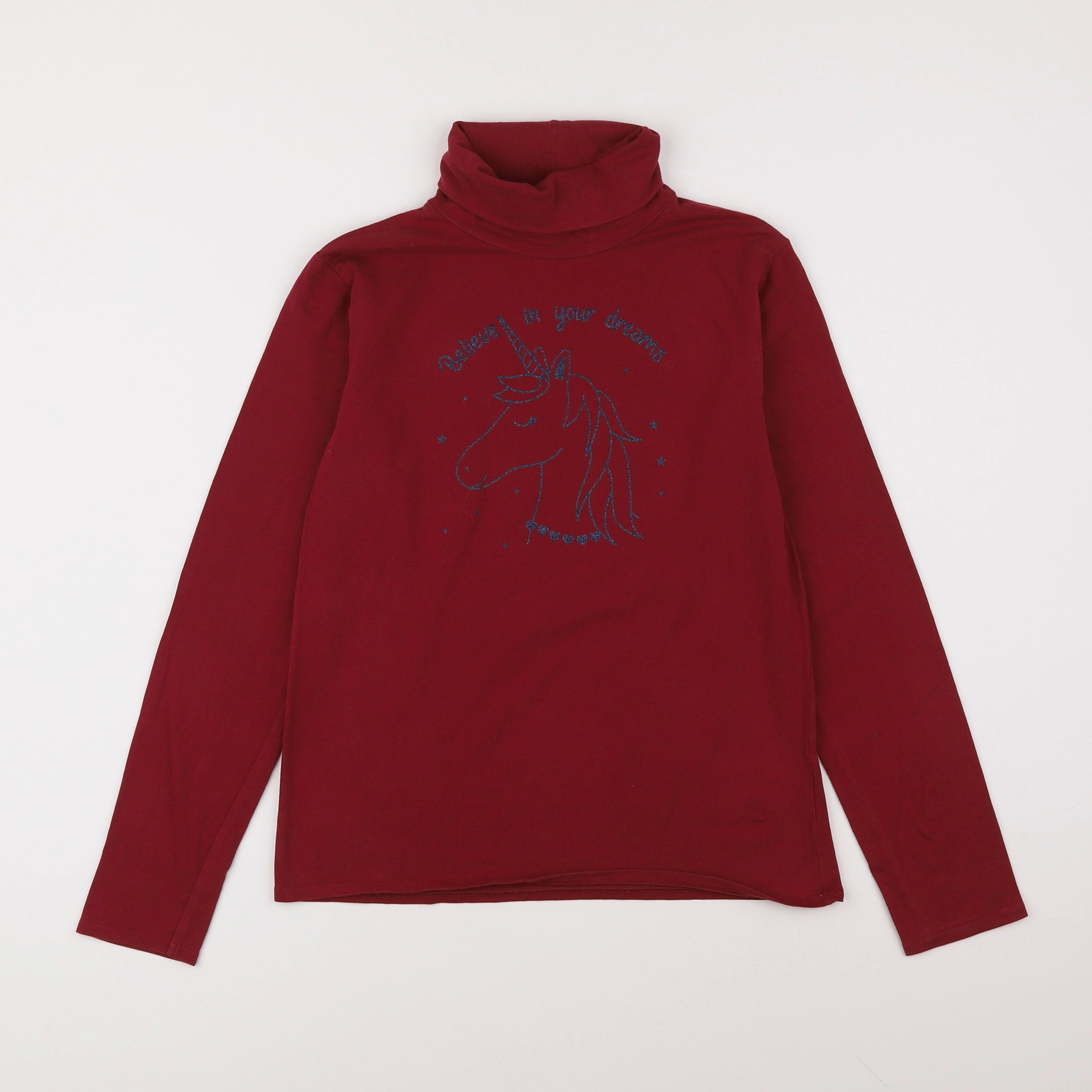 Vertbaudet - sous-pull rouge - 12 ans