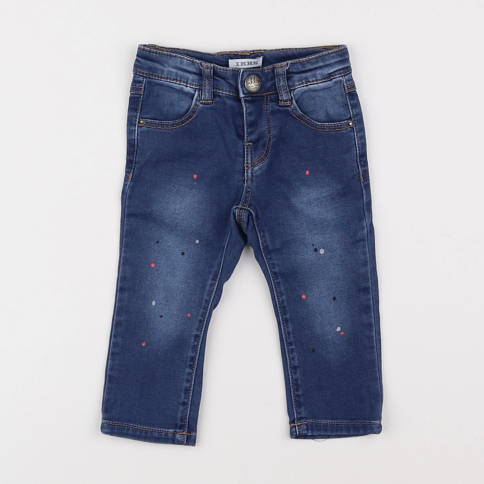 IKKS - jean bleu - 6 mois