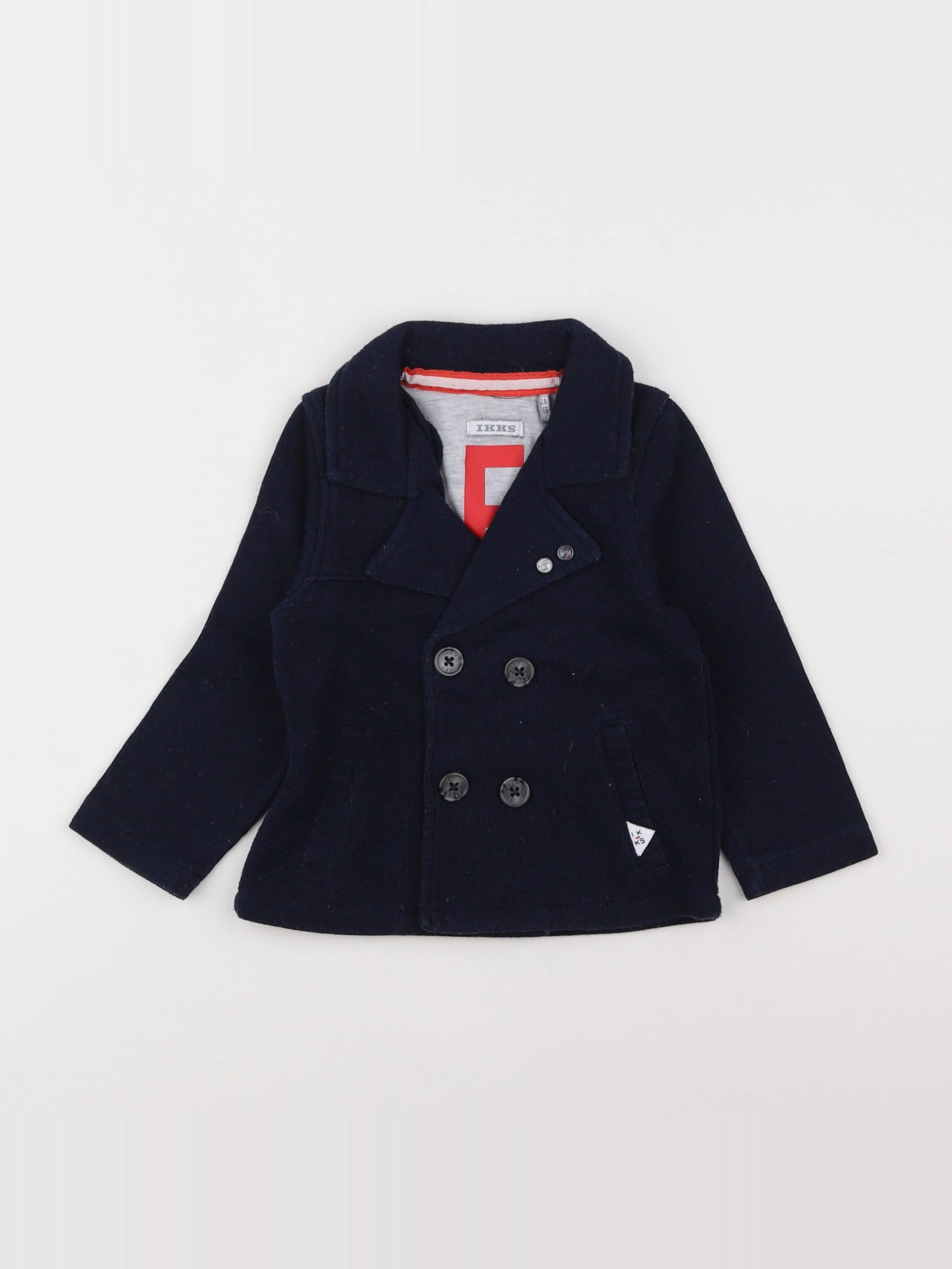 IKKS - veste bleu - 2 ans