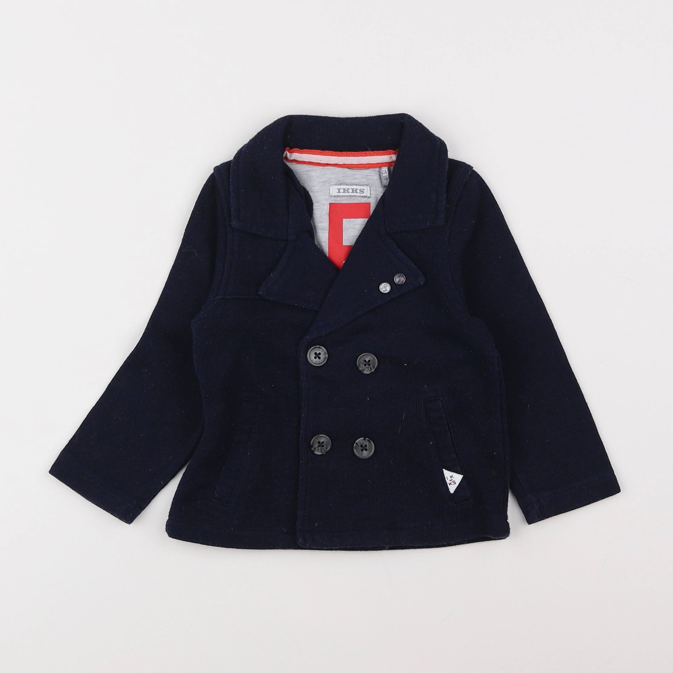IKKS - veste bleu - 2 ans