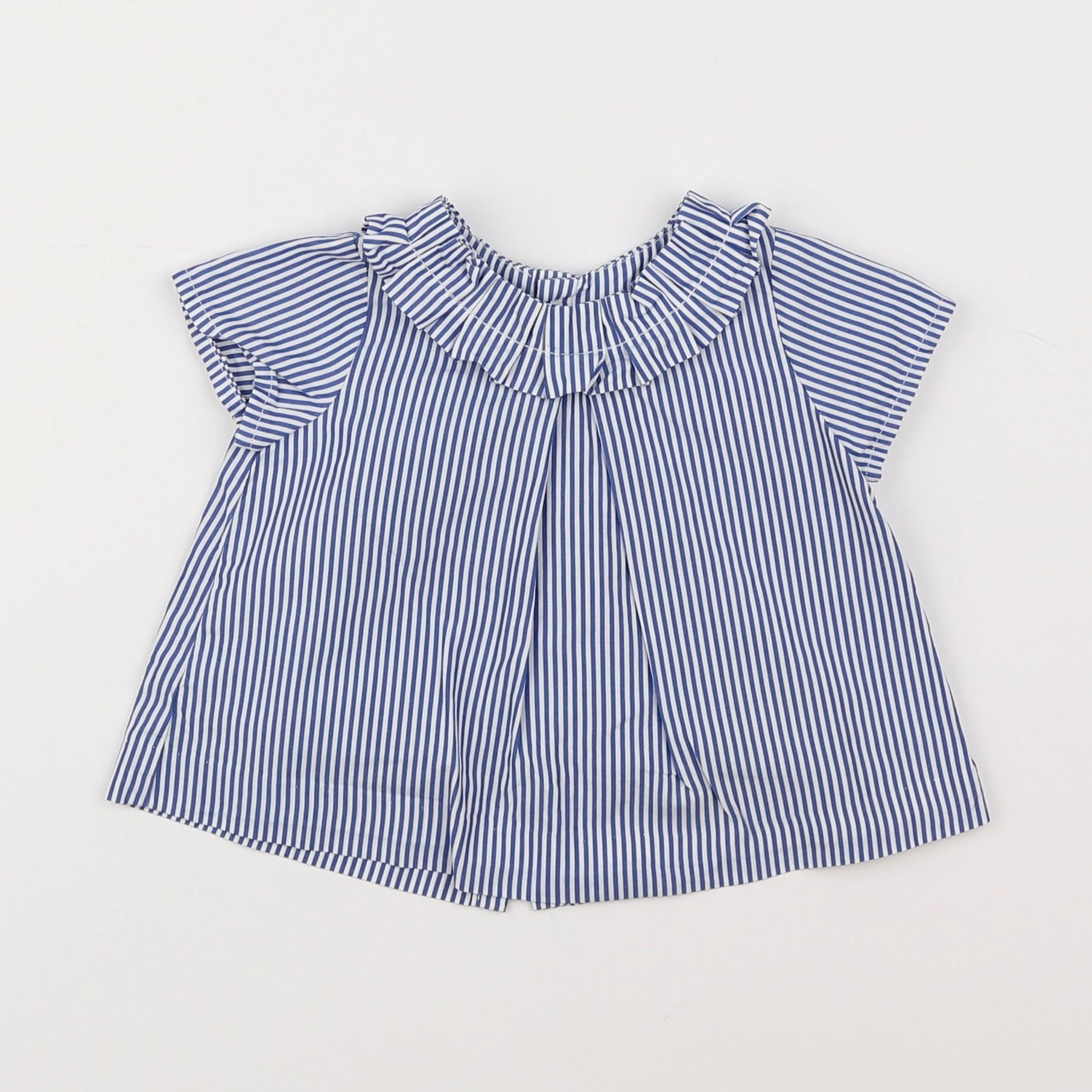 Jacadi - blouse bleu - 6 mois