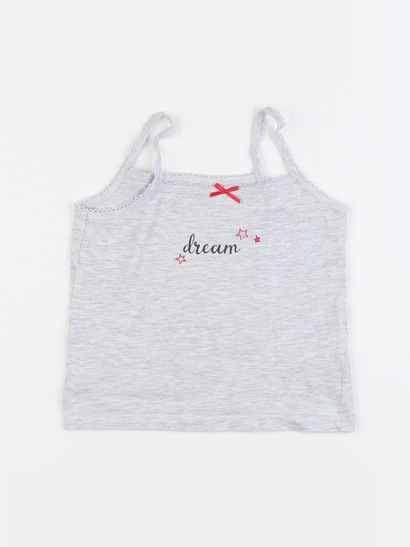 Vertbaudet - maillot de corps gris - 2 ans