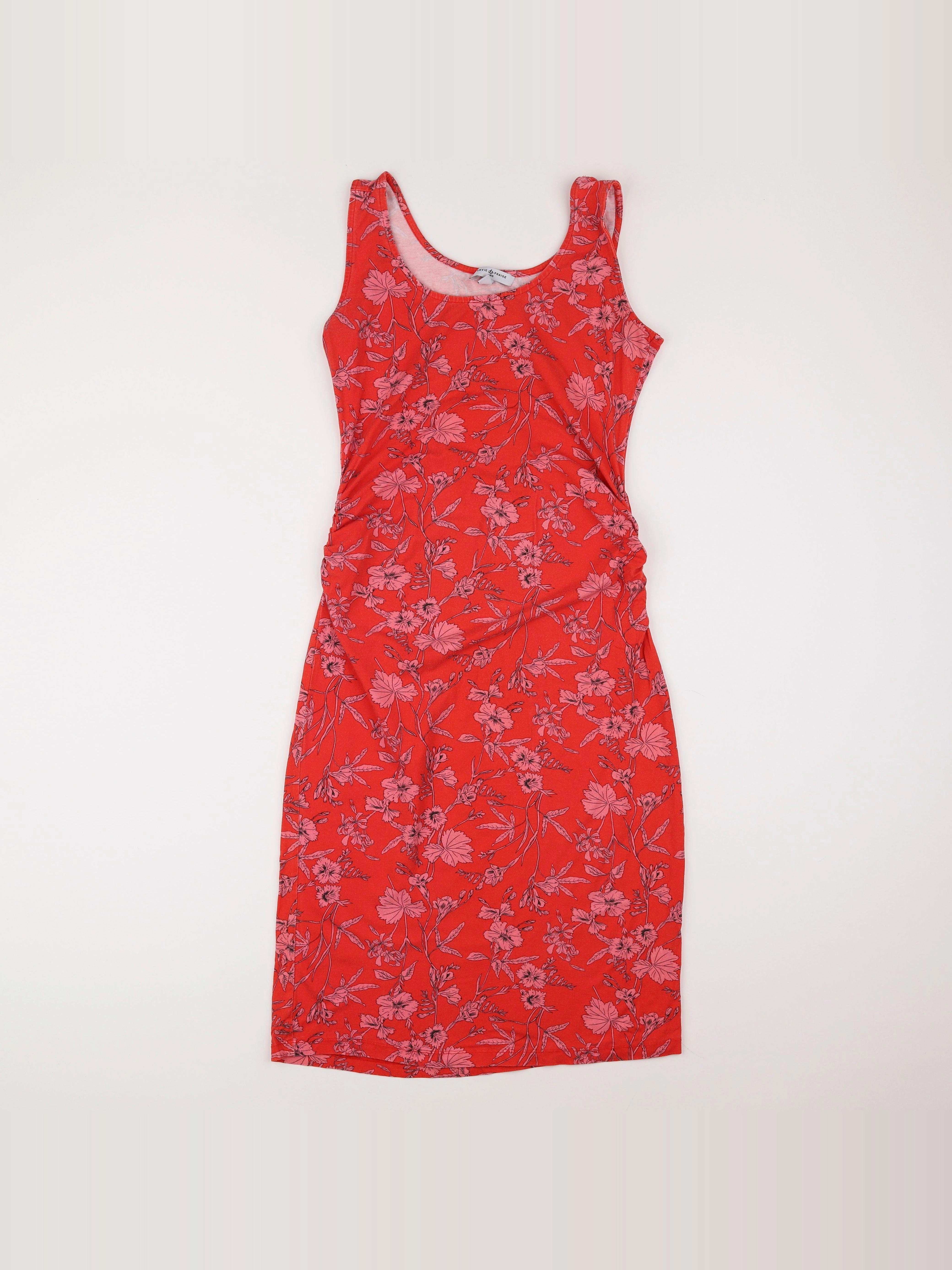 Envie de fraise - robe grossesse rouge - 38 à 40