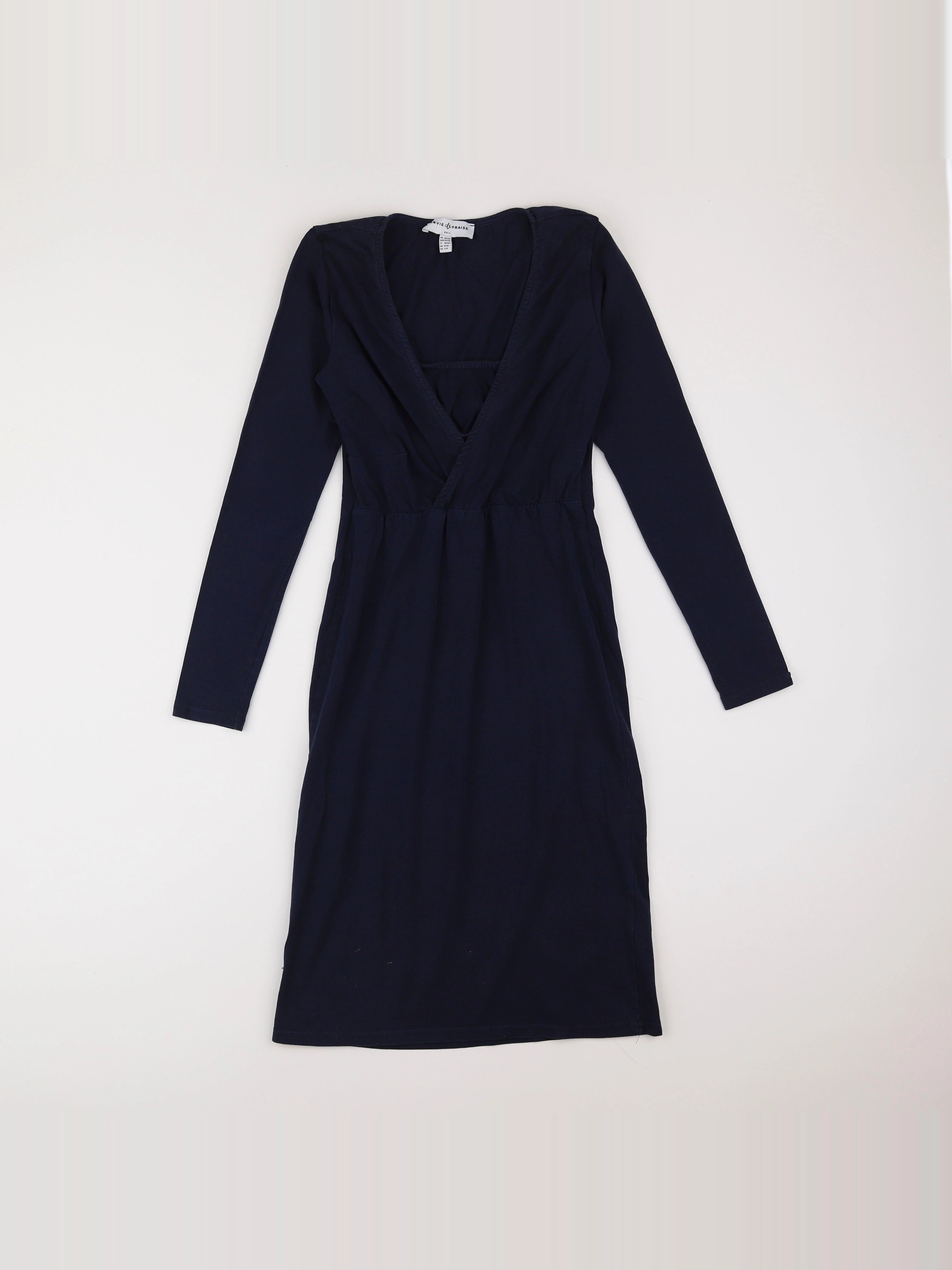 Envie de fraise - robe grossesse bleu - 36 à 38