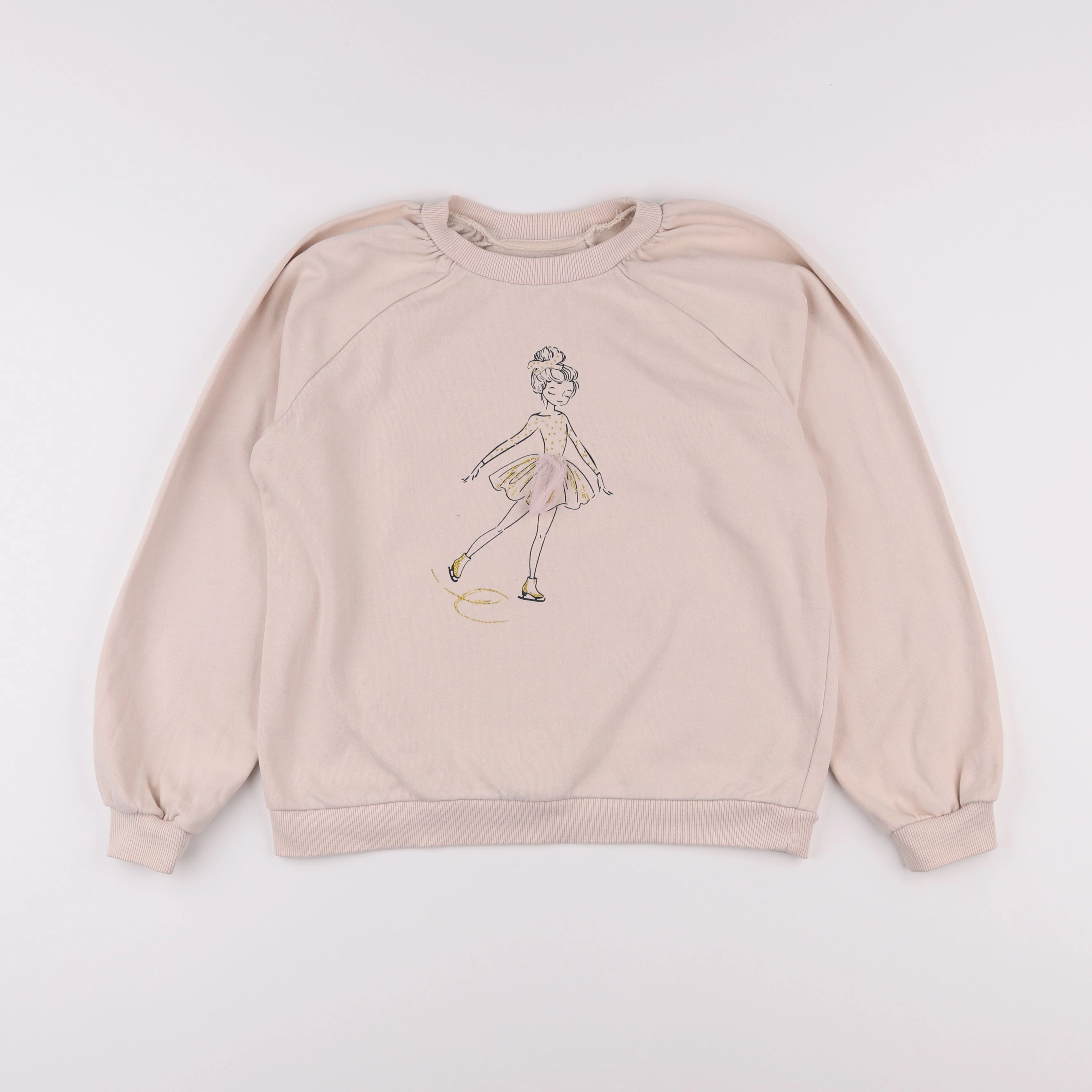 Vertbaudet - sweat rose - 12 ans