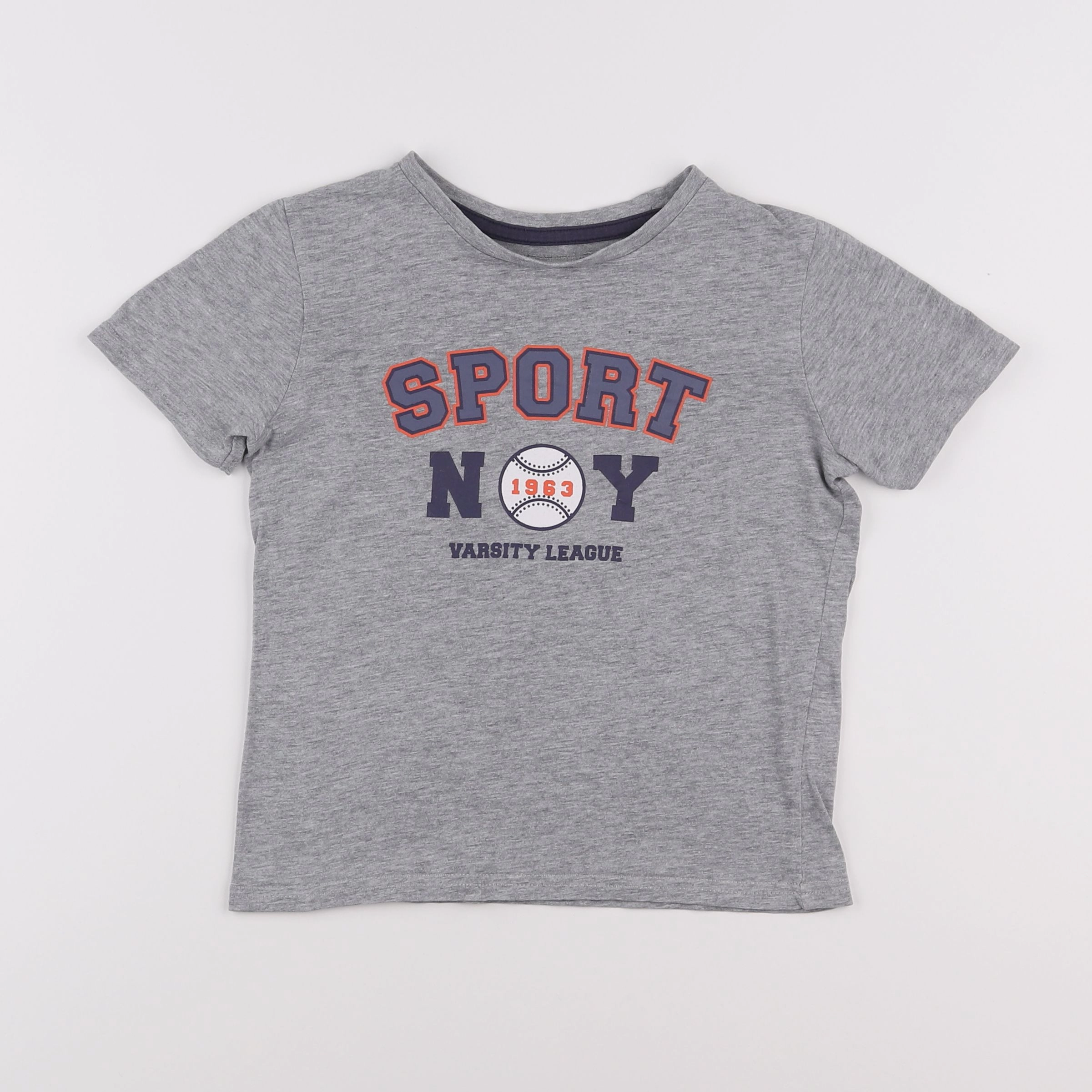 Vertbaudet - tee-shirt gris - 6 ans