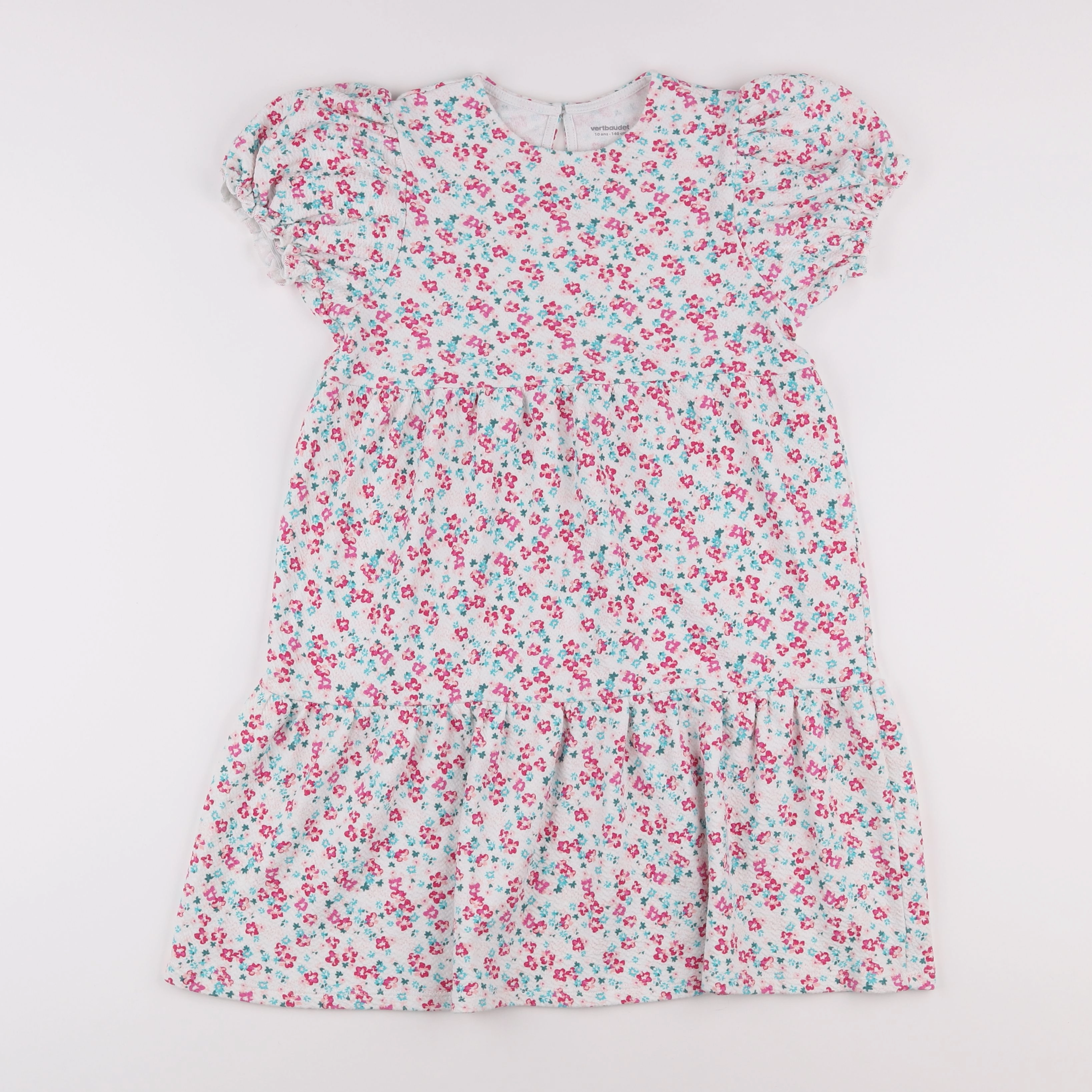 Vertbaudet - robe multicolore - 10 ans