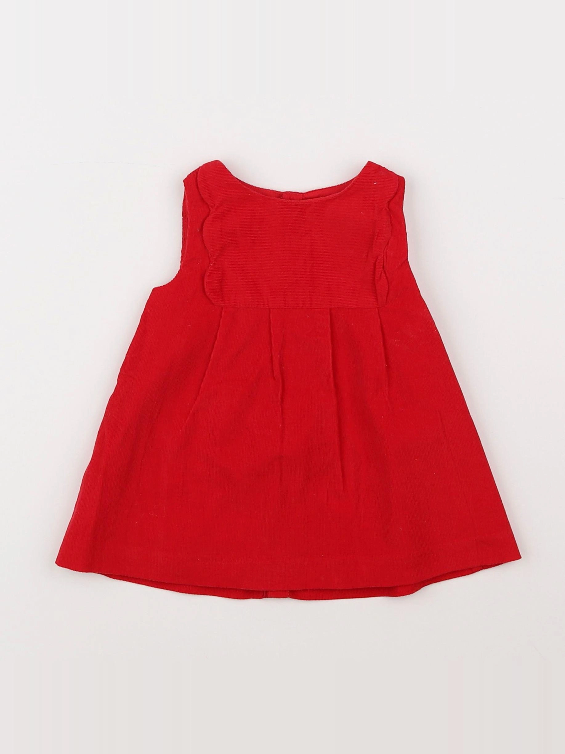 Jacadi - robe rouge - 6 mois