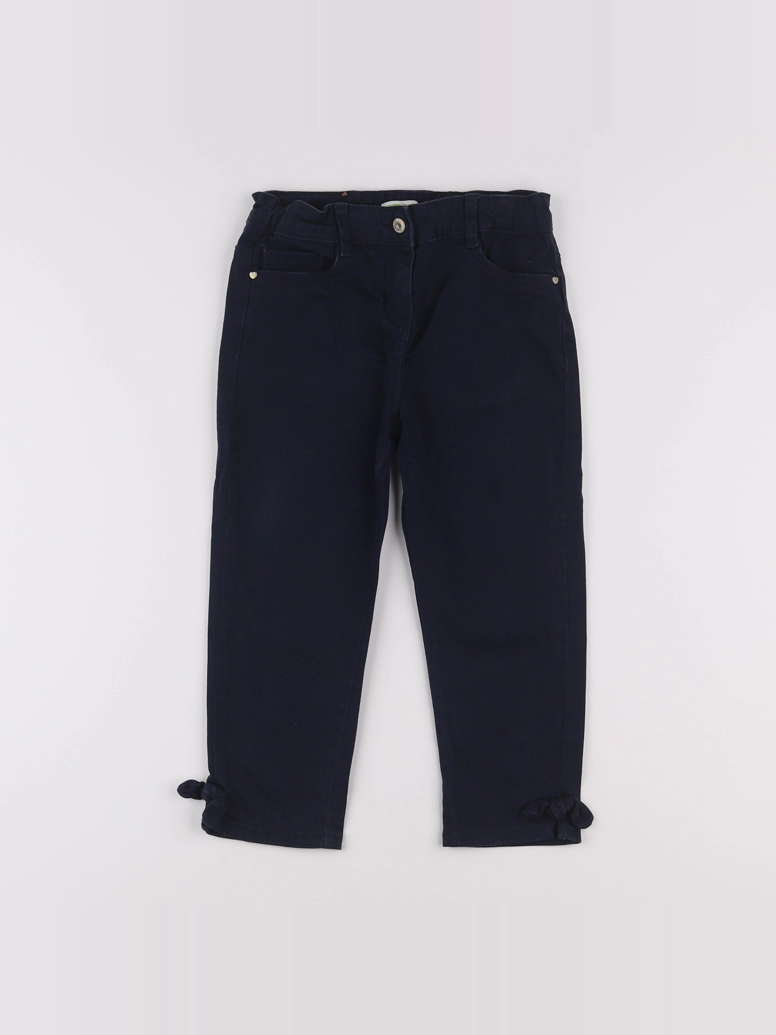 Vertbaudet - pantalon bleu - 8 ans
