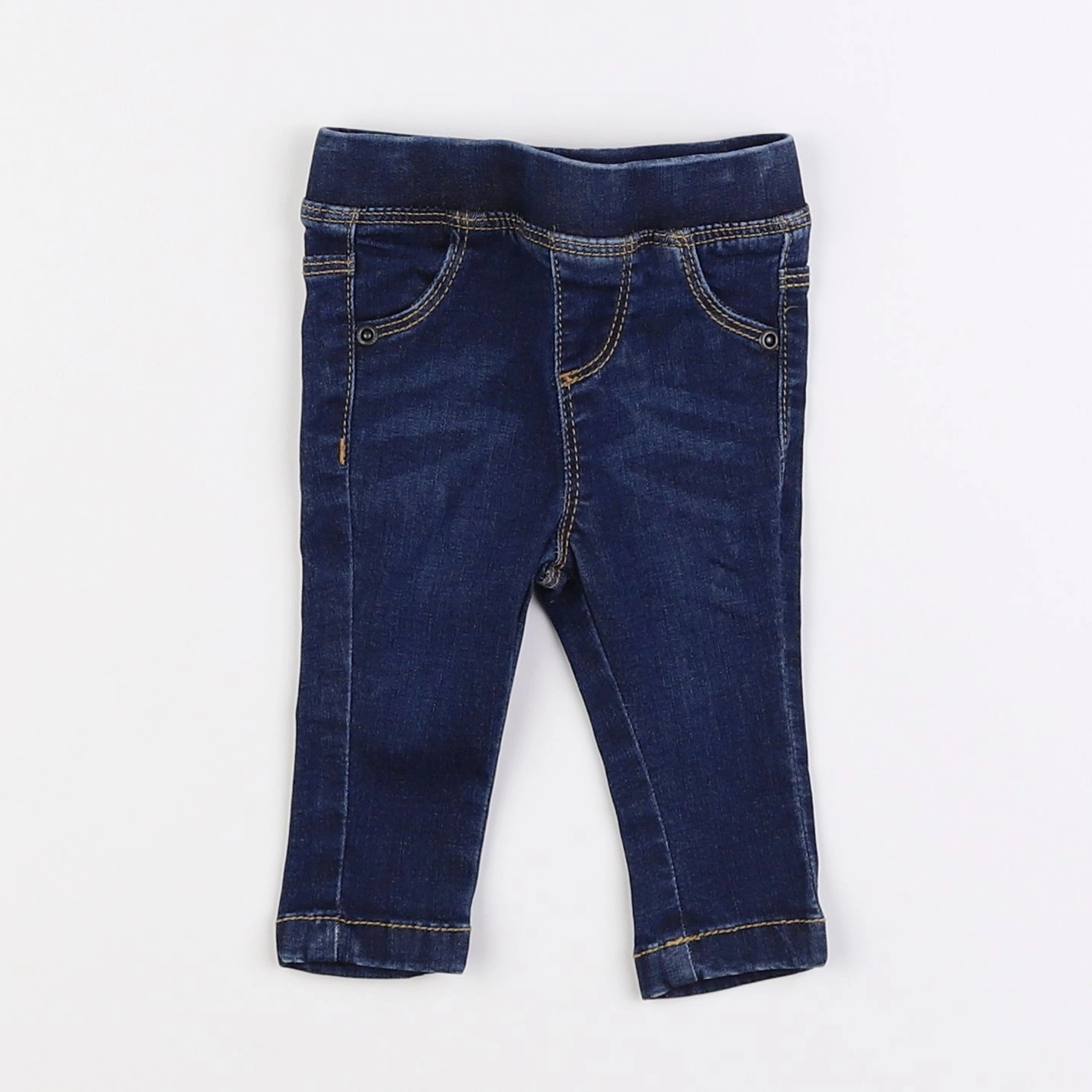 Vertbaudet - jegging bleu - 3 mois