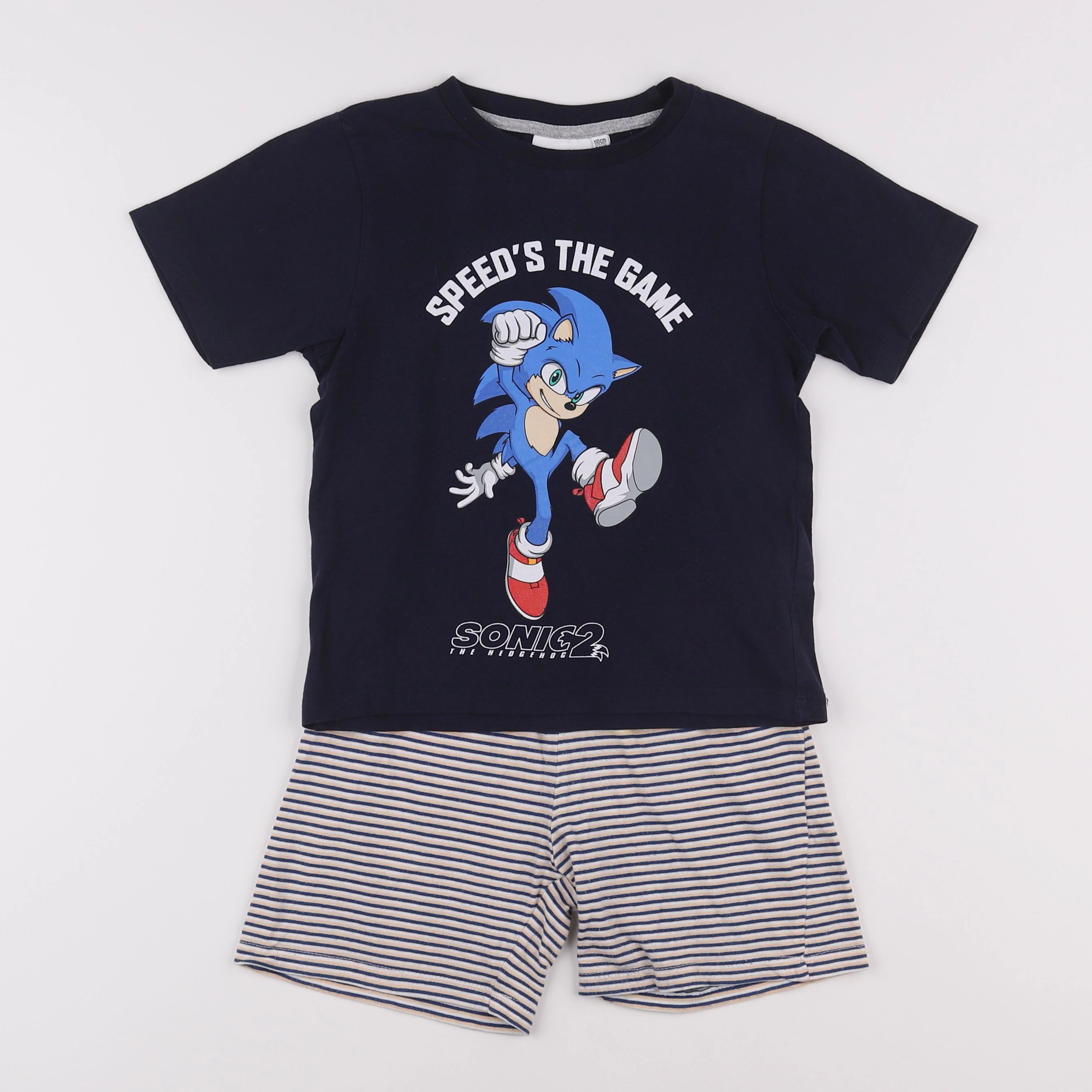 Vertbaudet - pyjama coton bleu - 5 ans