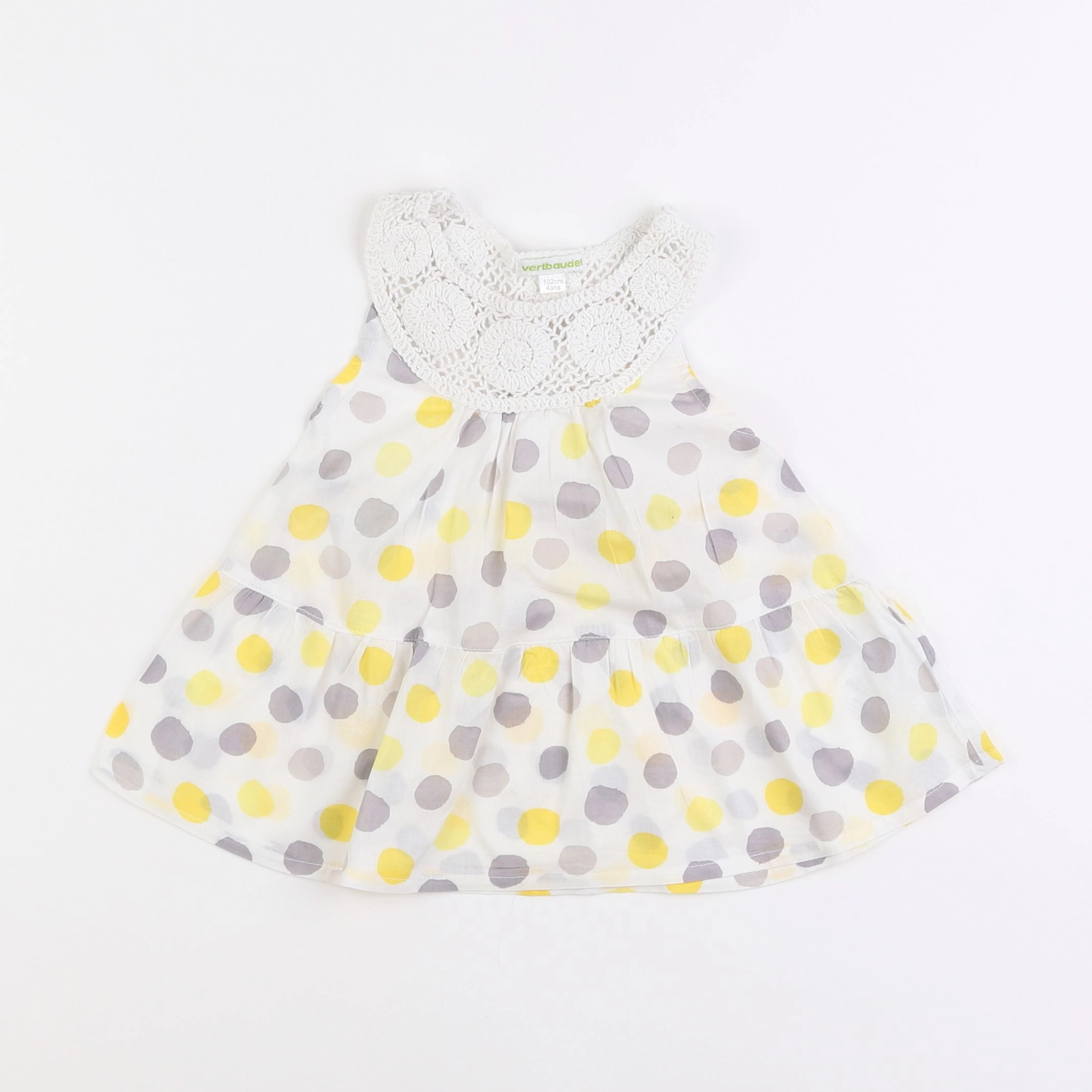 Vertbaudet - blouse blanc - 4 ans