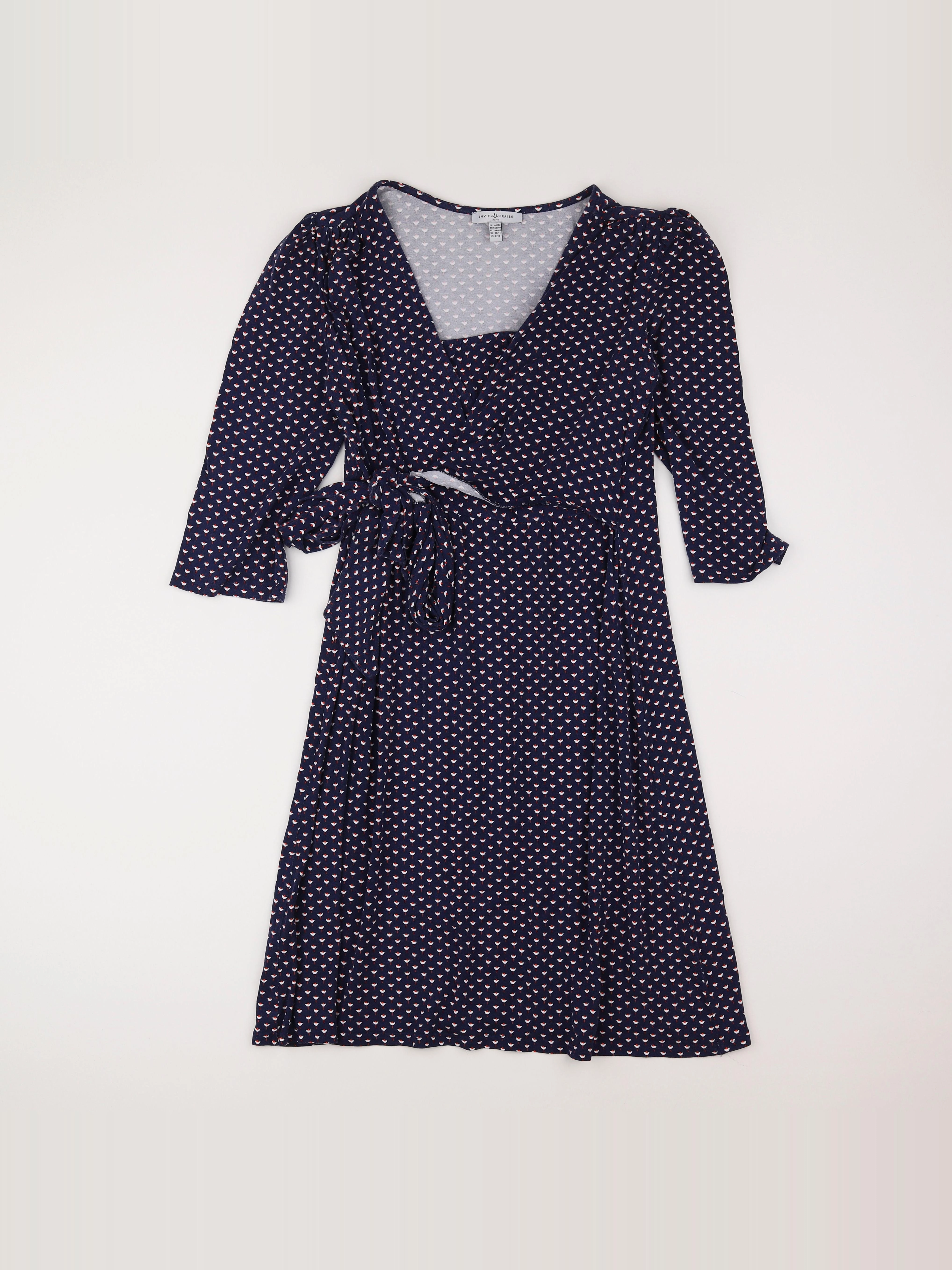 Envie de fraise - robe grossesse bleu, rouge - 40 à 42