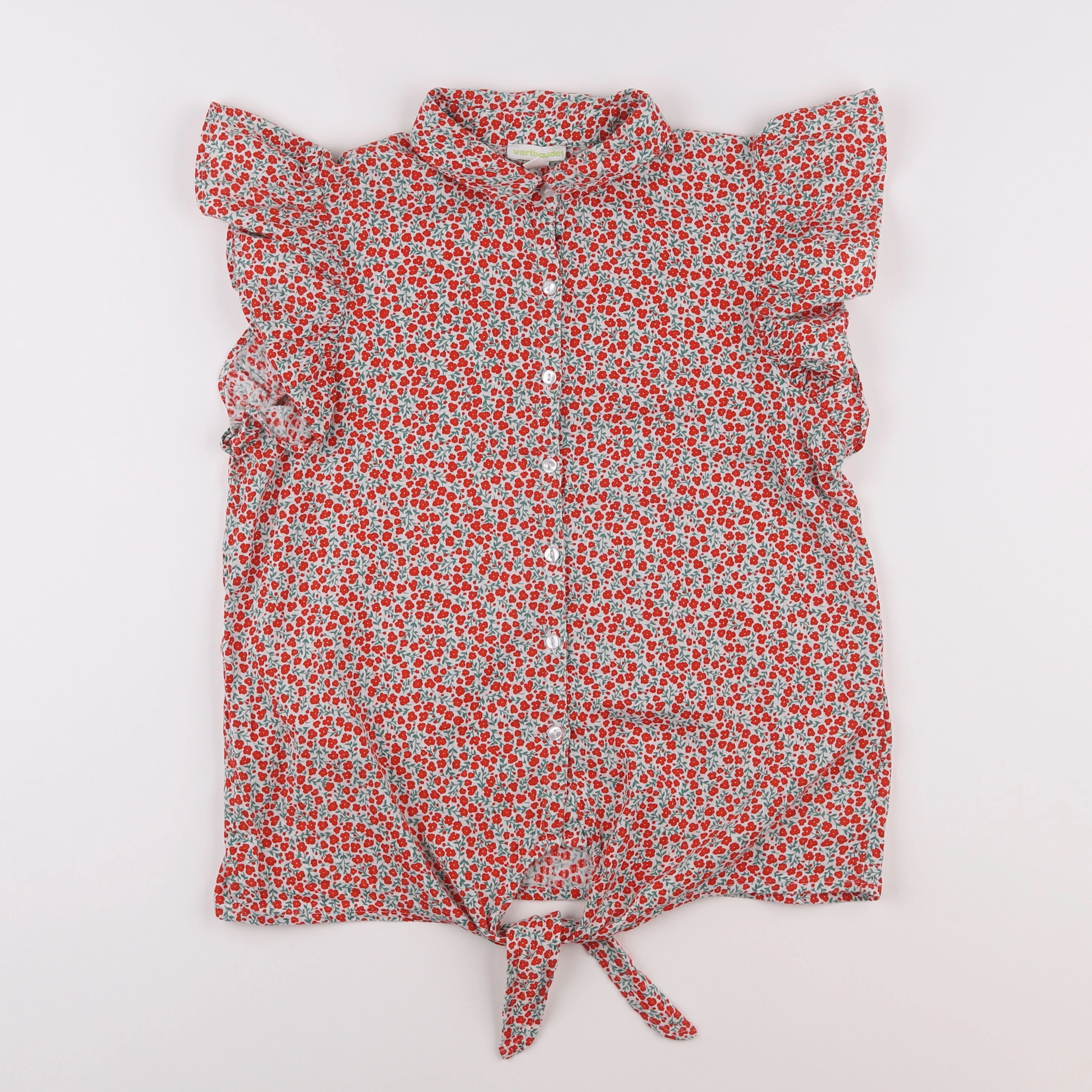 Vertbaudet - blouse rouge - 12 ans