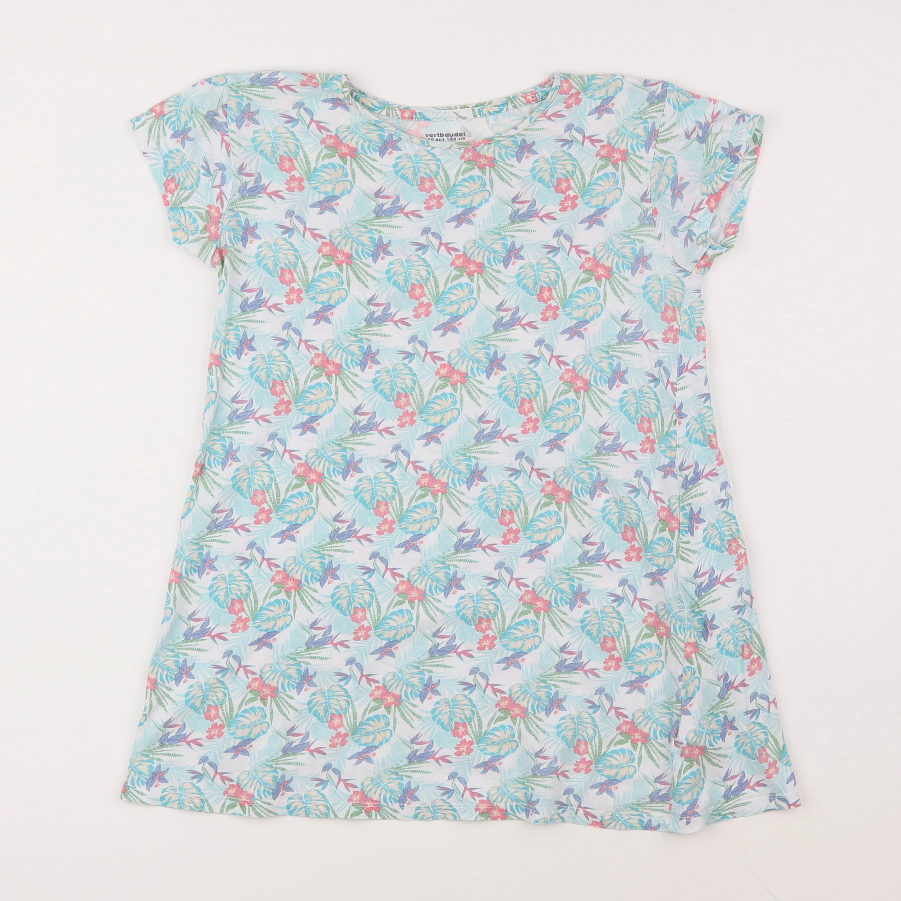 Vertbaudet - tee-shirt multicolore - 10 ans