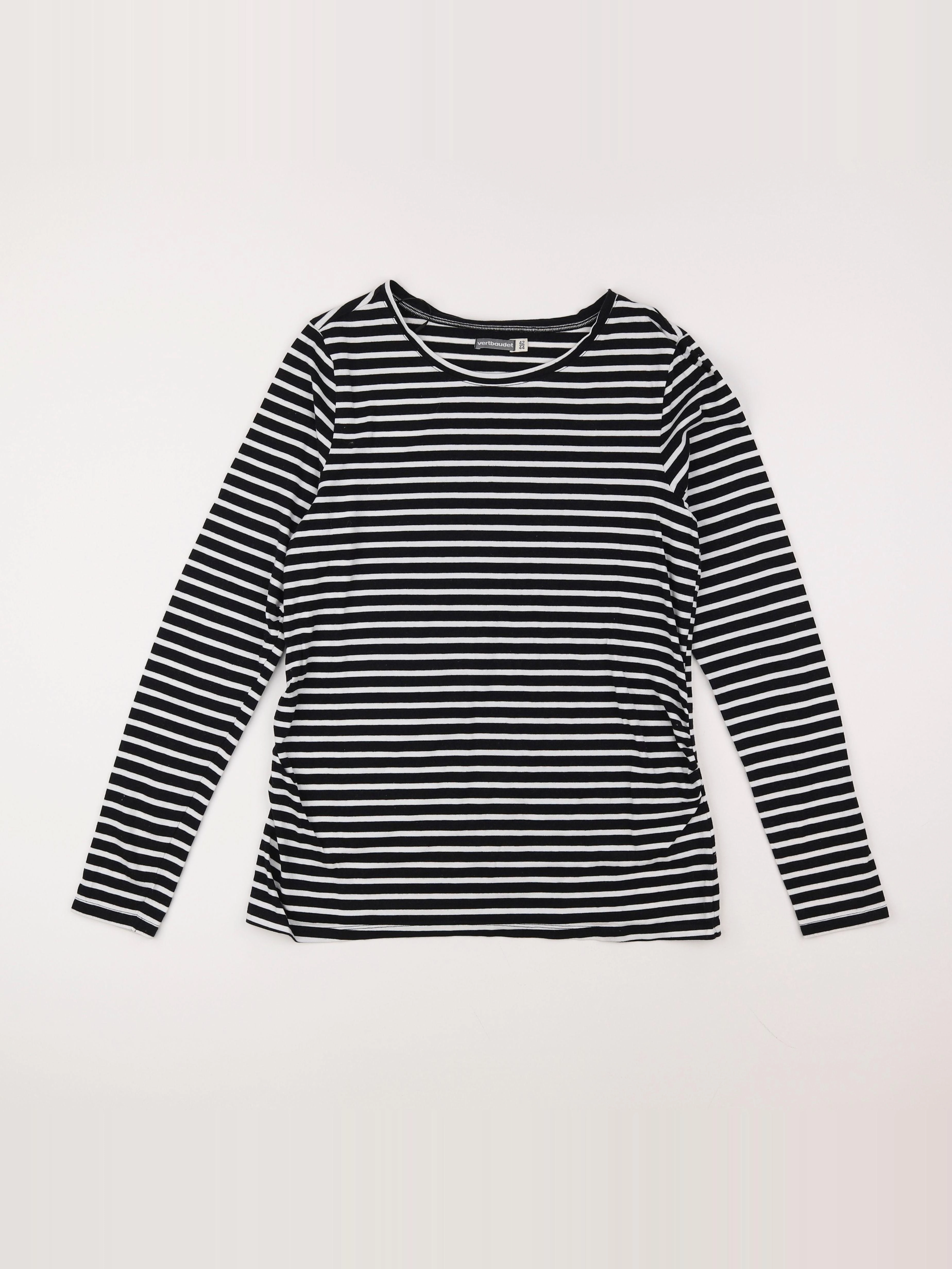 Vertbaudet - tee-shirt grossesse noir - 42 à 44