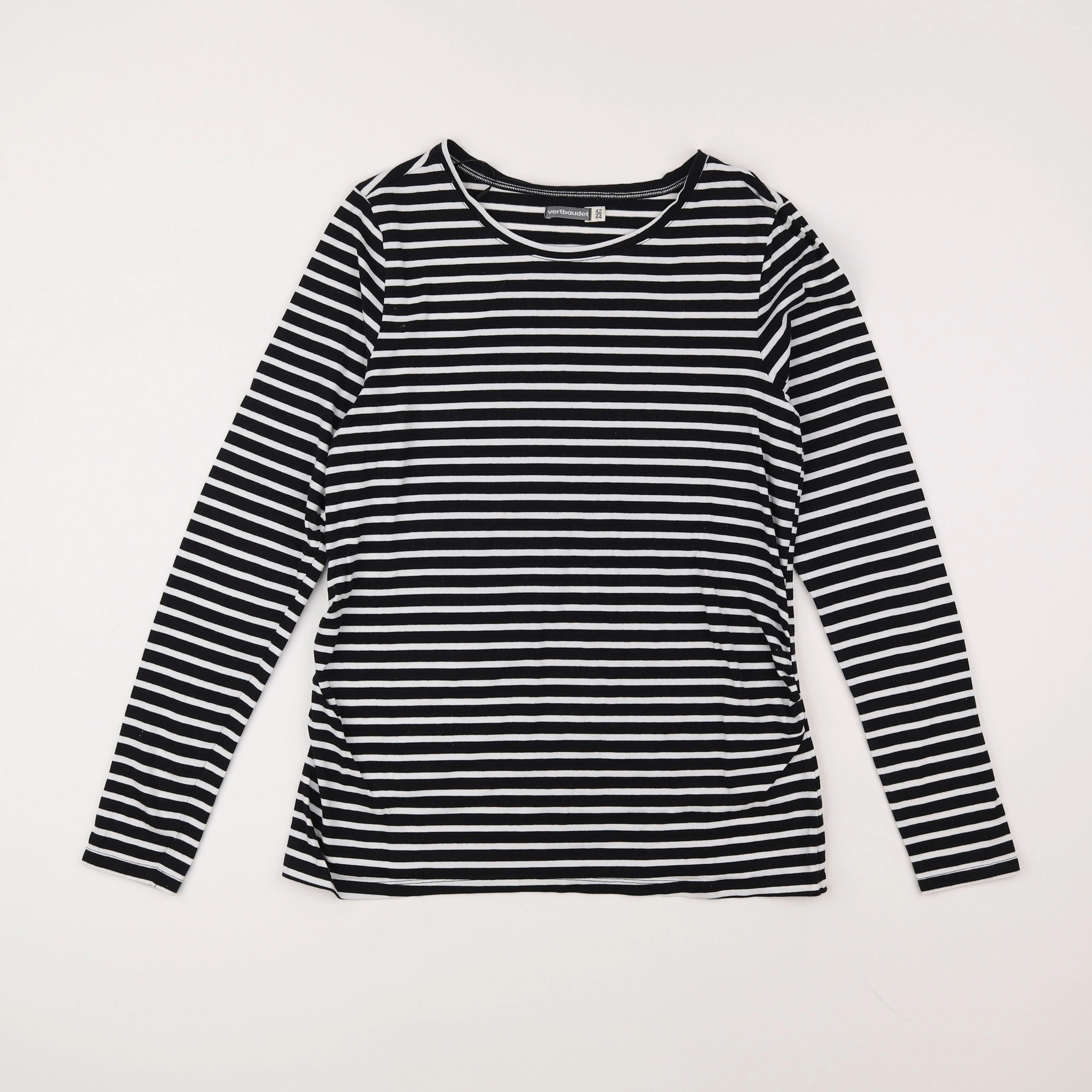 Vertbaudet - tee-shirt grossesse noir - 42 à 44