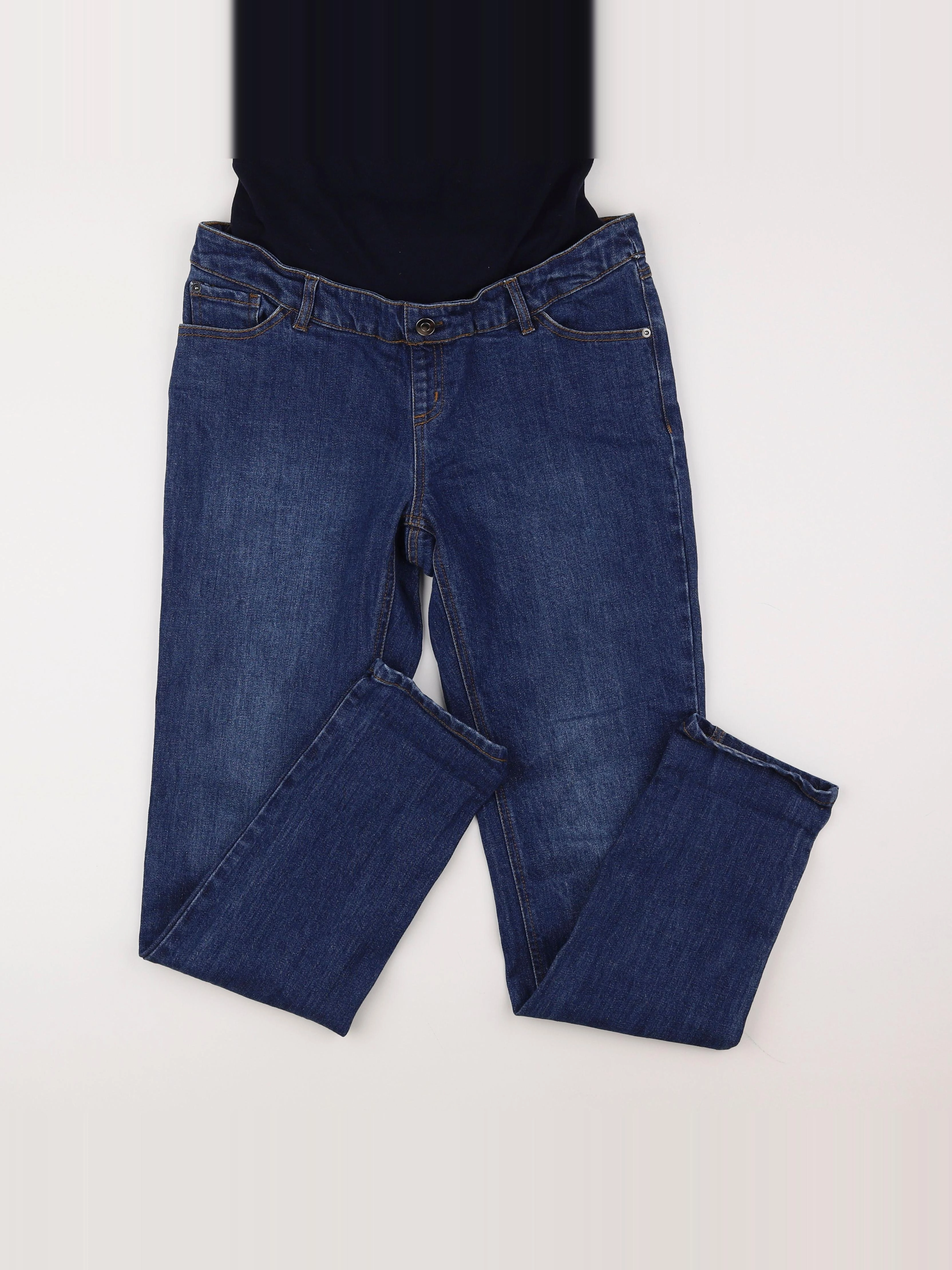 Vertbaudet - jean grossesse bleu - 36