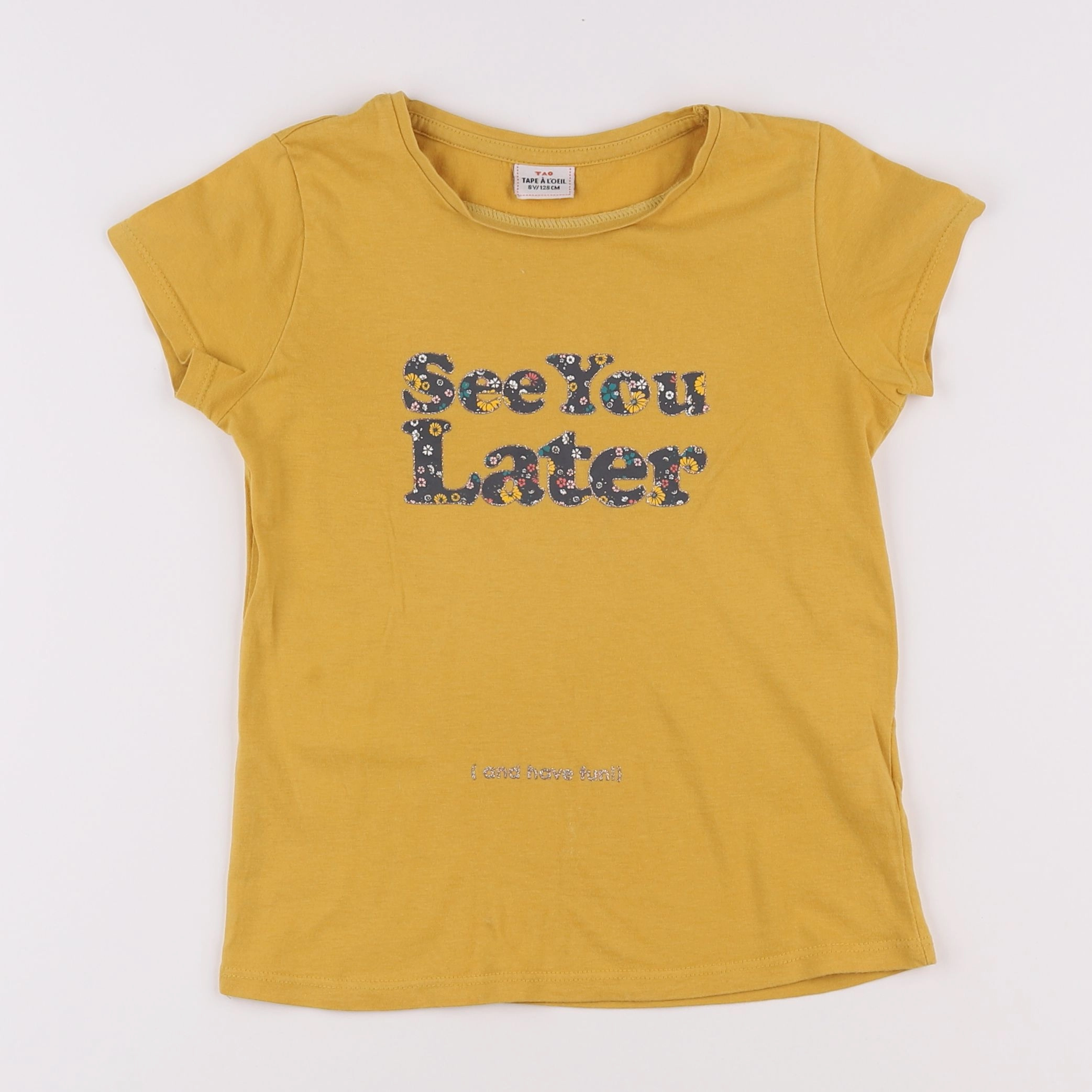 Tape à l'oeil - tee-shirt jaune - 8 ans