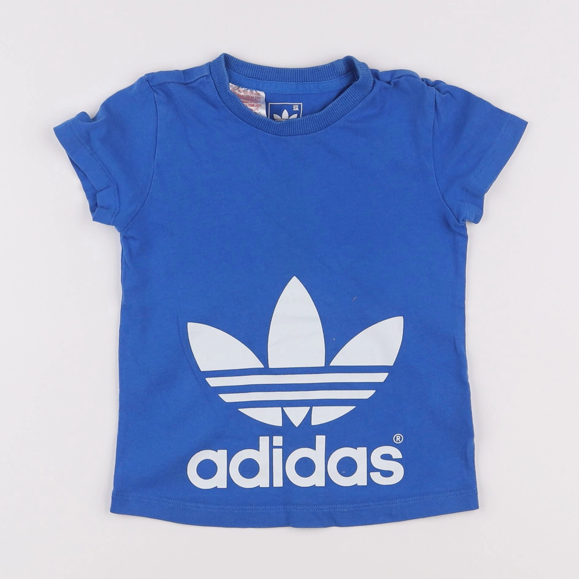 Adidas - tee-shirt bleu - 3 ans