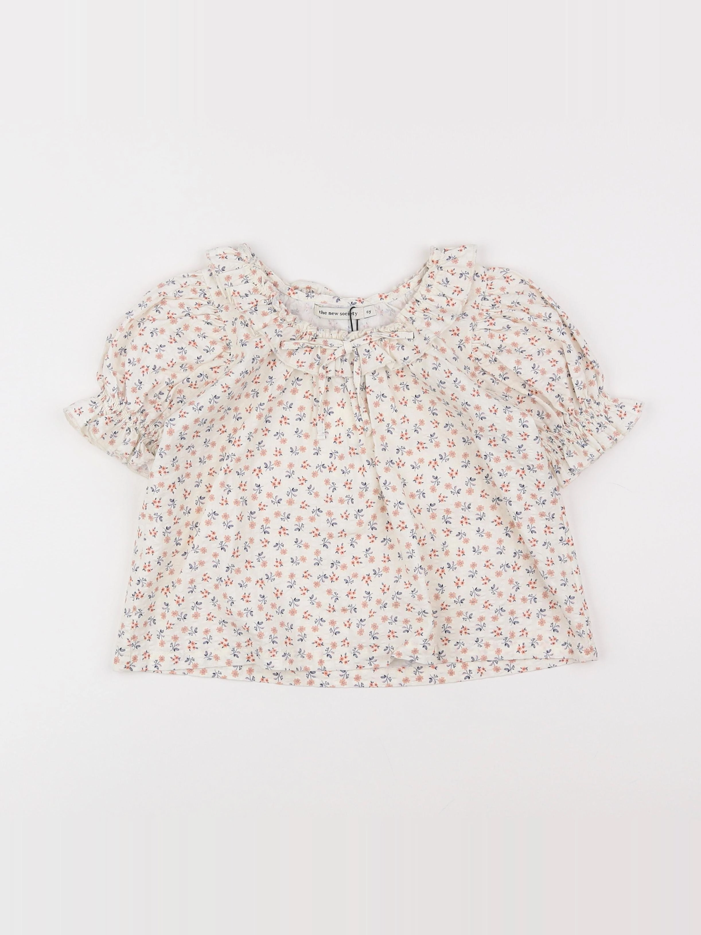 The new society - blouse blanc - 6 ans