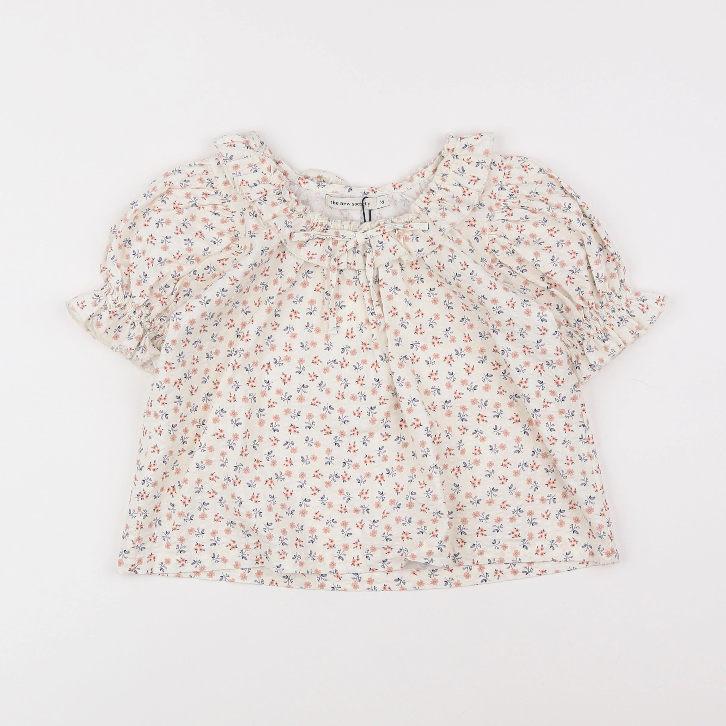 The new society - blouse blanc - 6 ans