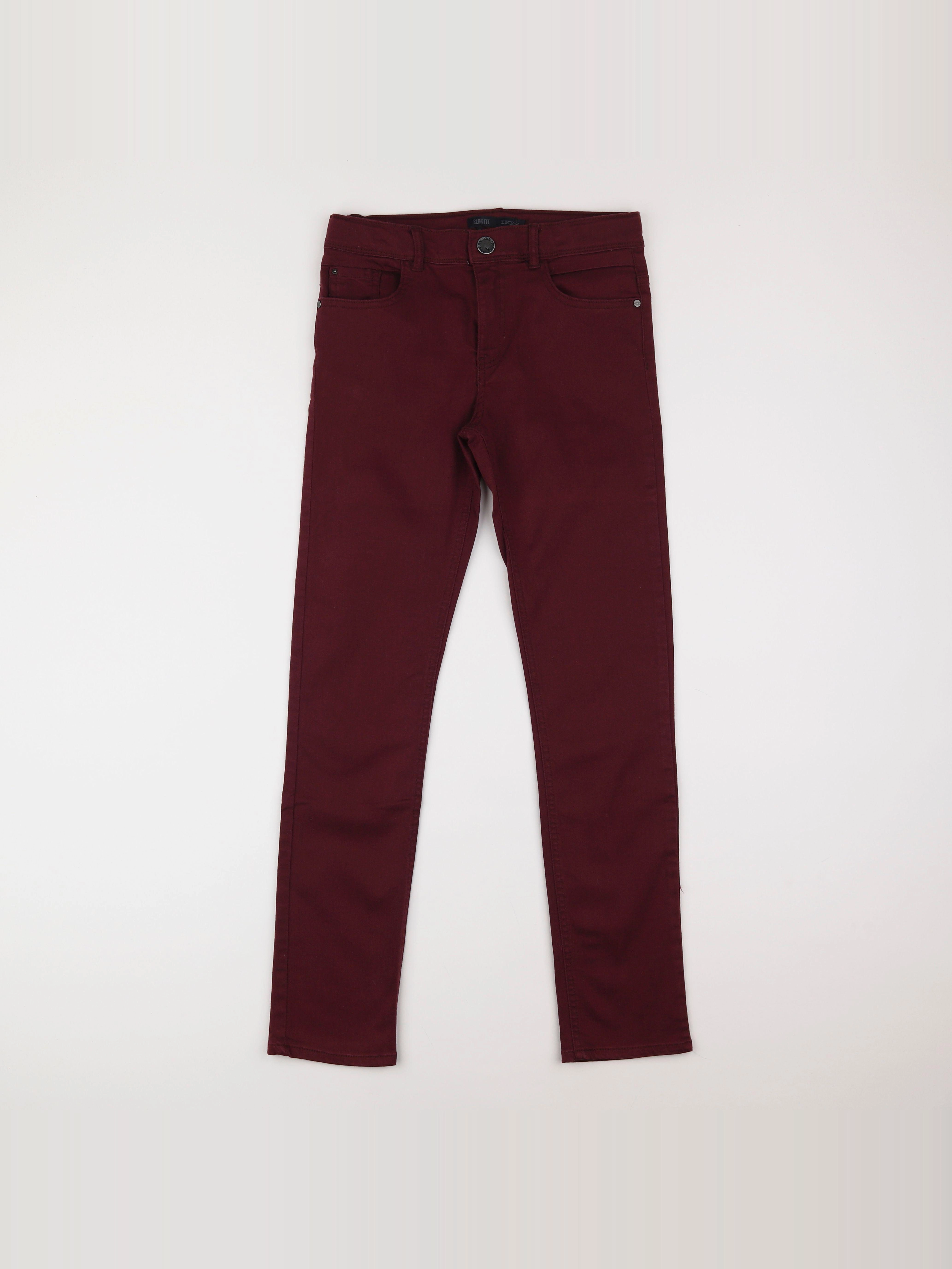IKKS - jean rouge - 12 ans