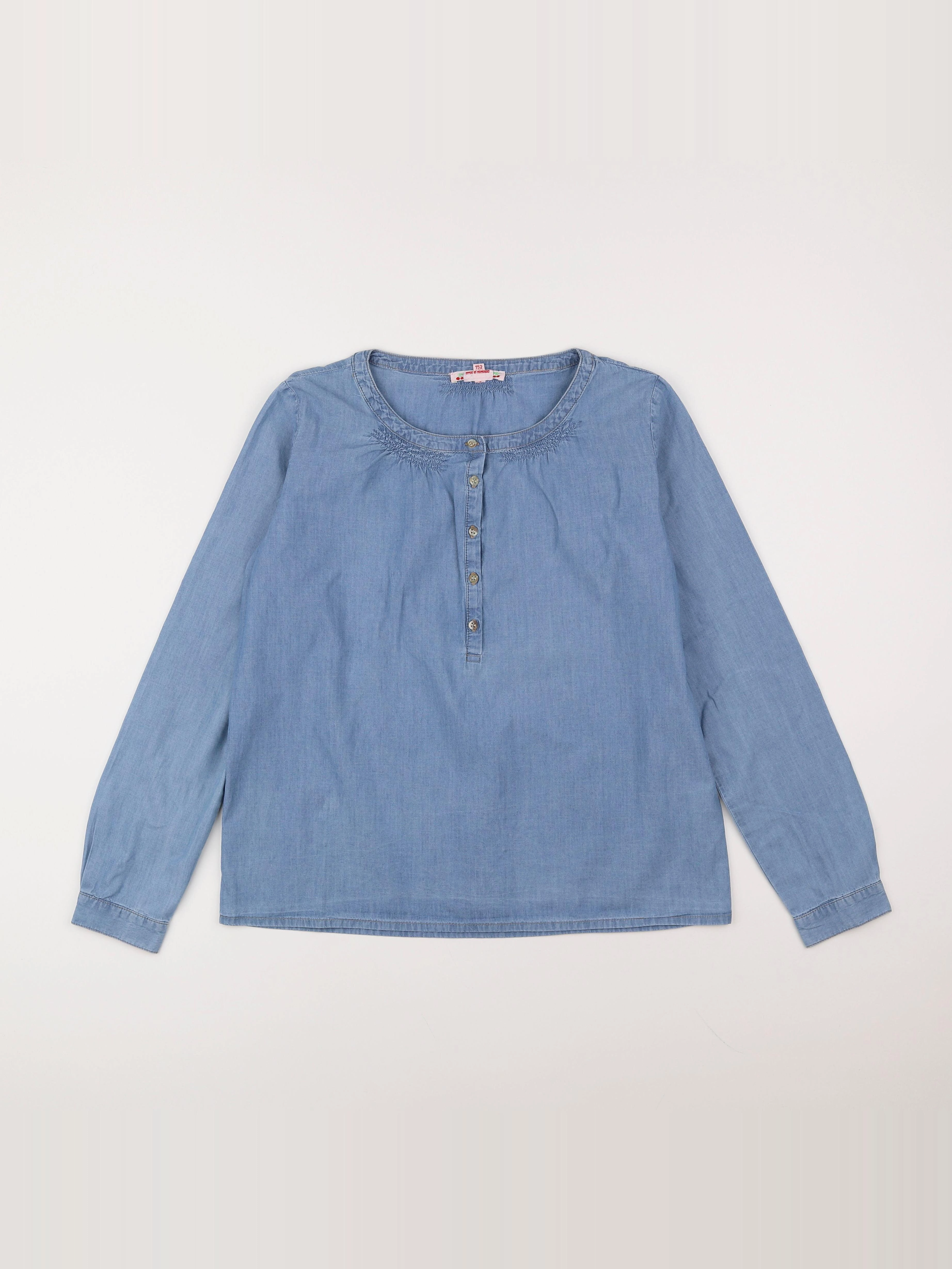 Bonpoint - blouse bleu - 10 ans