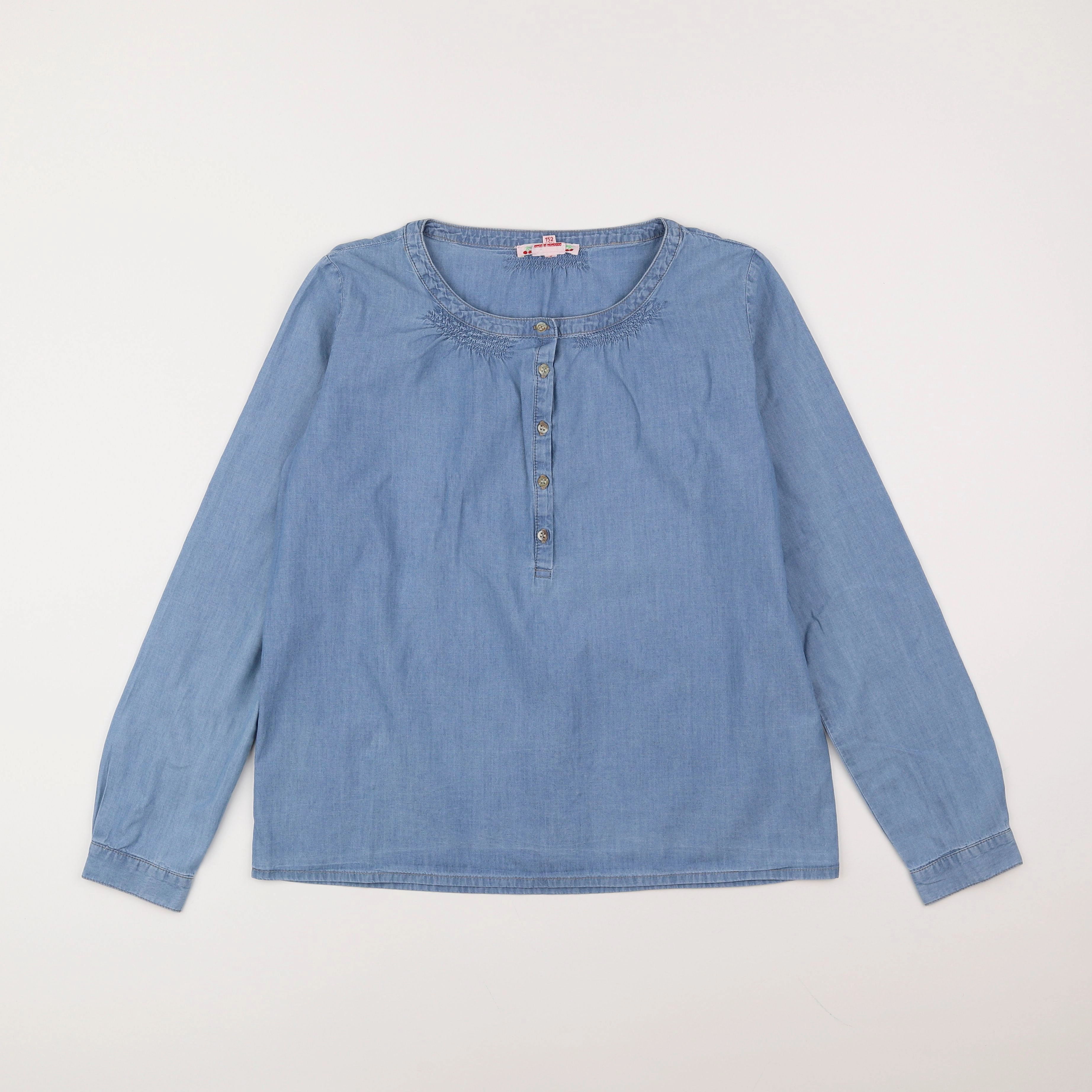 Bonpoint - blouse bleu - 10 ans